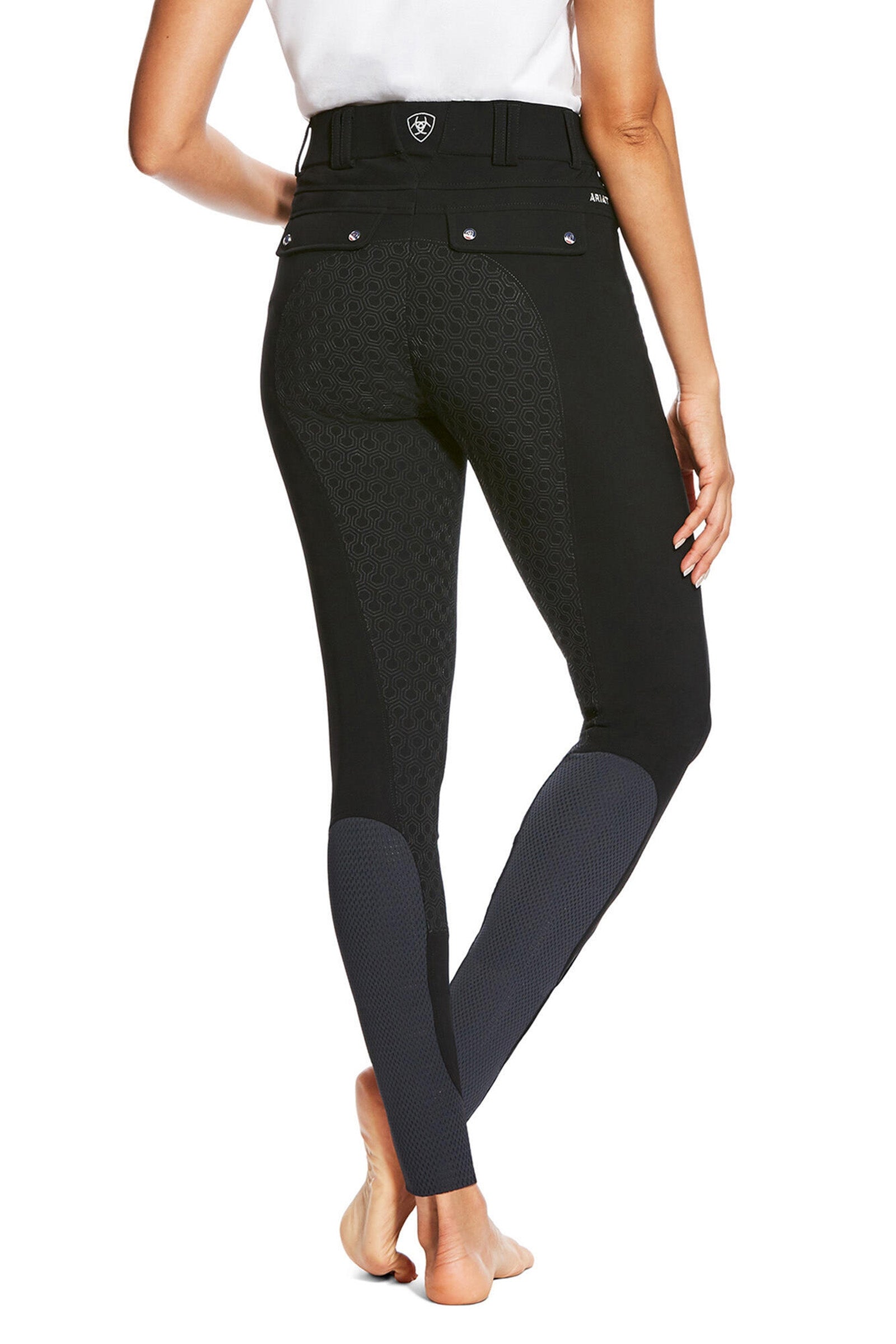 Ariat Tri Factor Women's Full Seat Breeches With Silicone Grip Womens Breeches