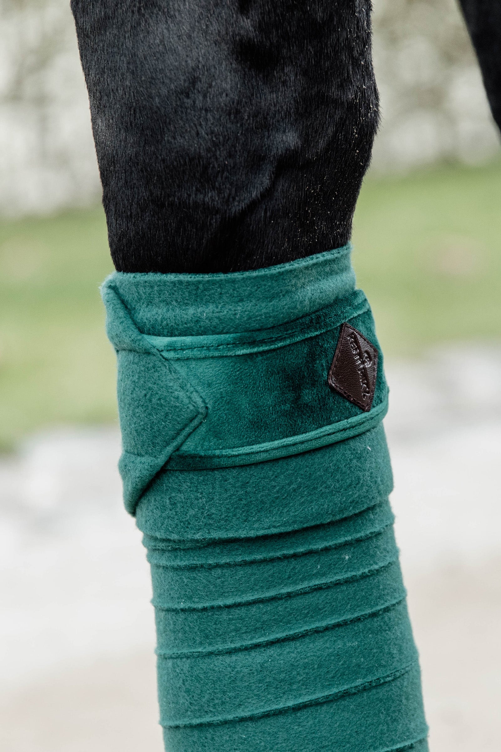 Kentucky Horsewear Velvet Polar Fleece Bandages Leg Protection & Hoof Protection for Horses