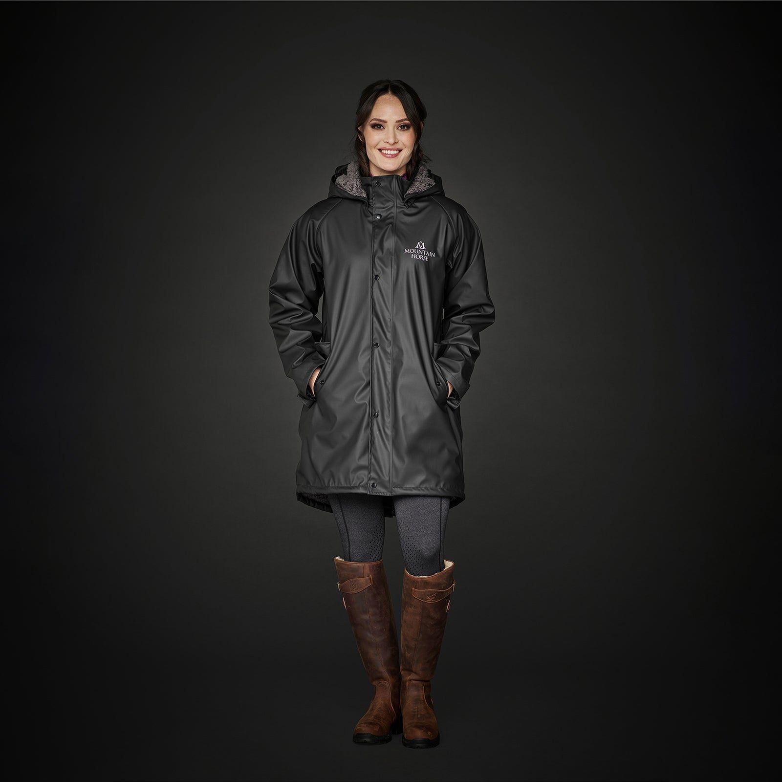 Mountain Horse Spirit Regenjas Dames paardrijkleding