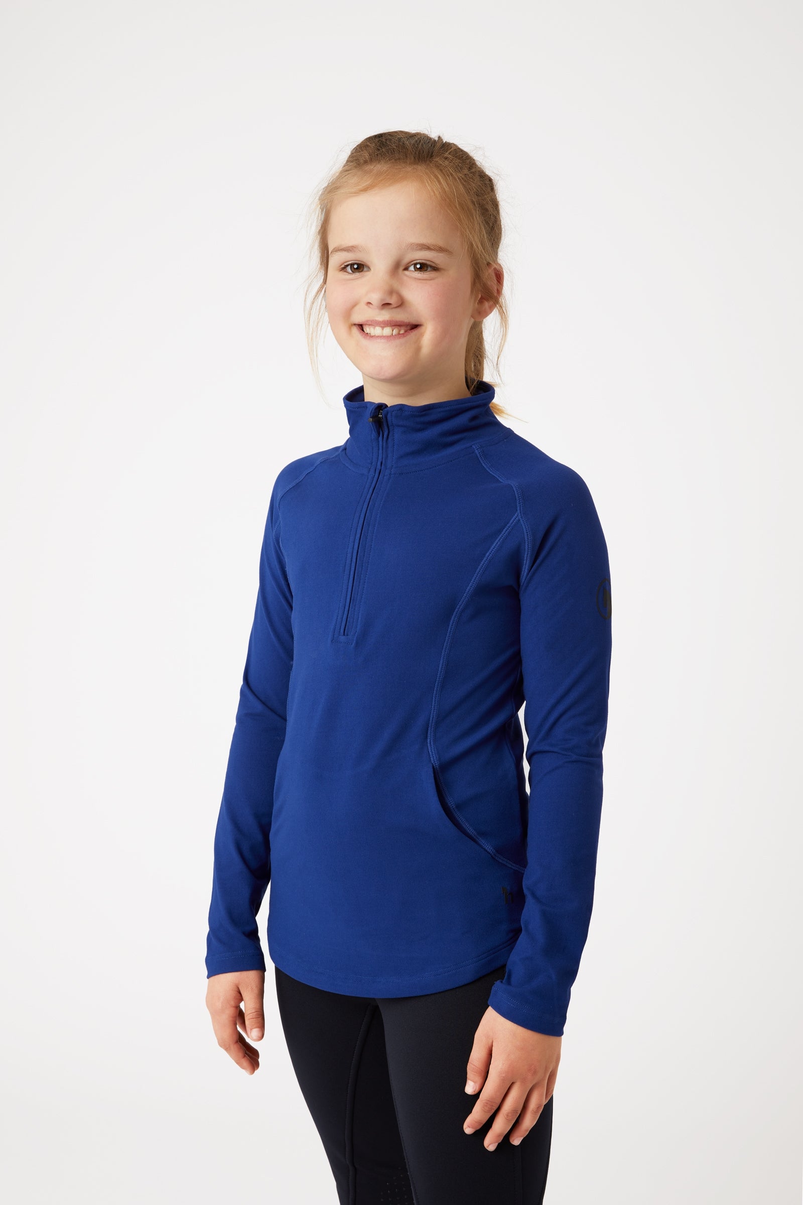 Horze Chelsea Technisch Shirt, kinderen Kinder paardrijkleding
