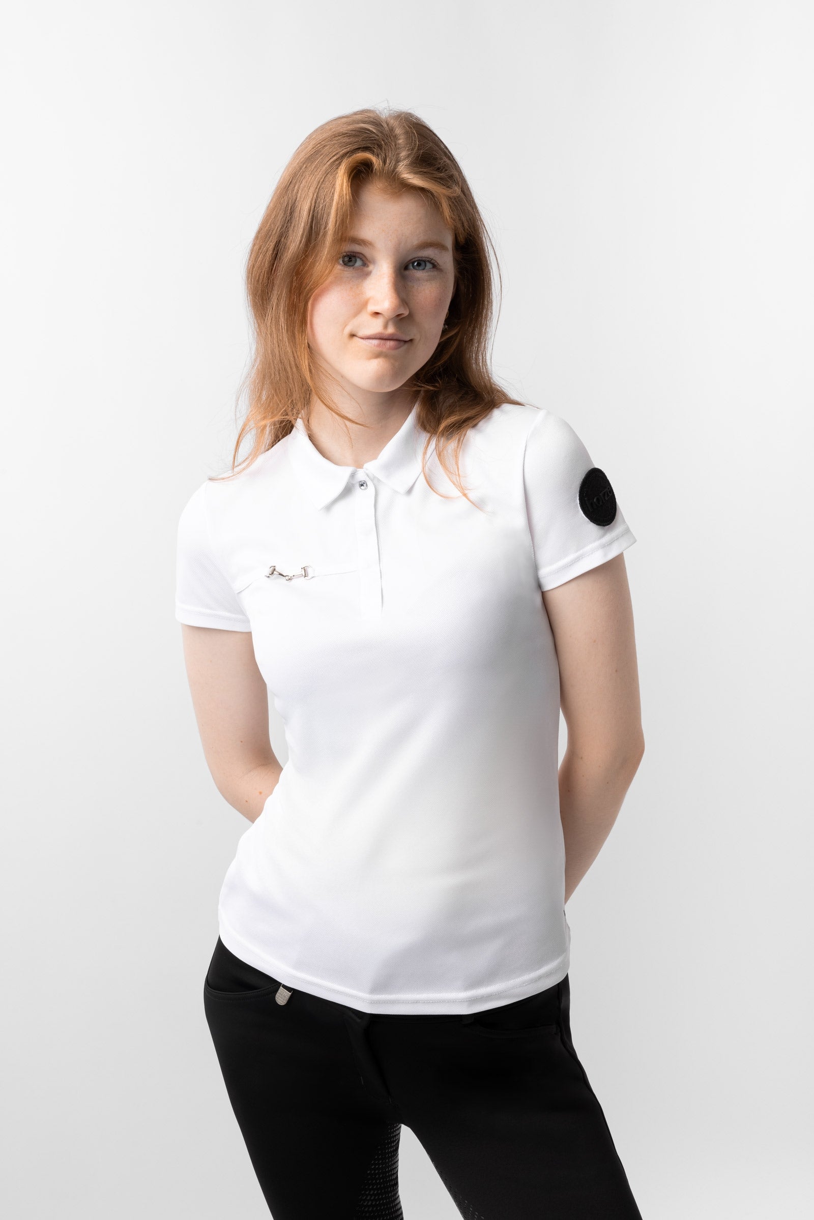 Horze Denise Functioneel Poloshirt, korte mouwen, dames Dames paardrijkleding