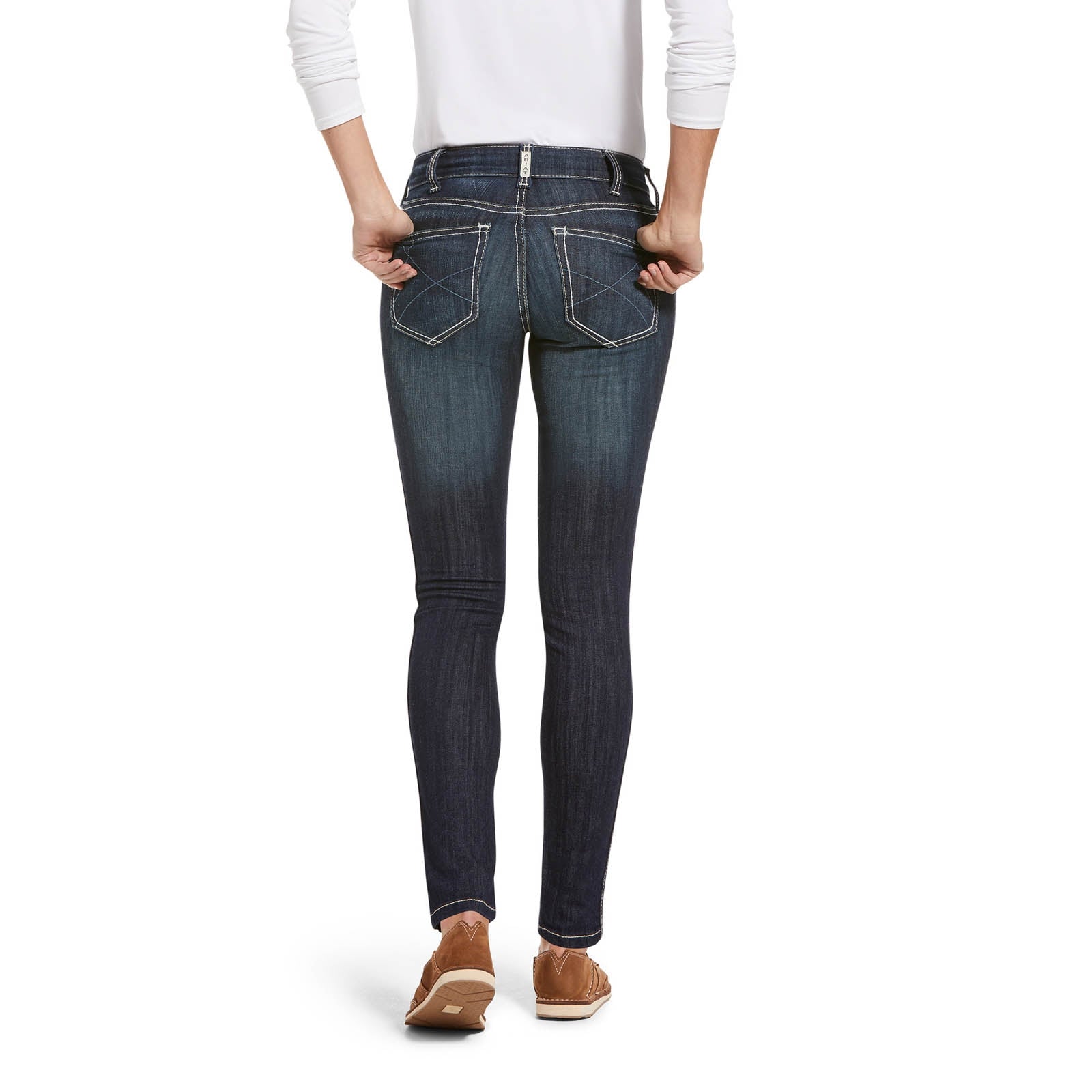 Ariat Ella R.E.A.L. Outseam Women´s Skinny Jeans Mid Rise Womens Breeches