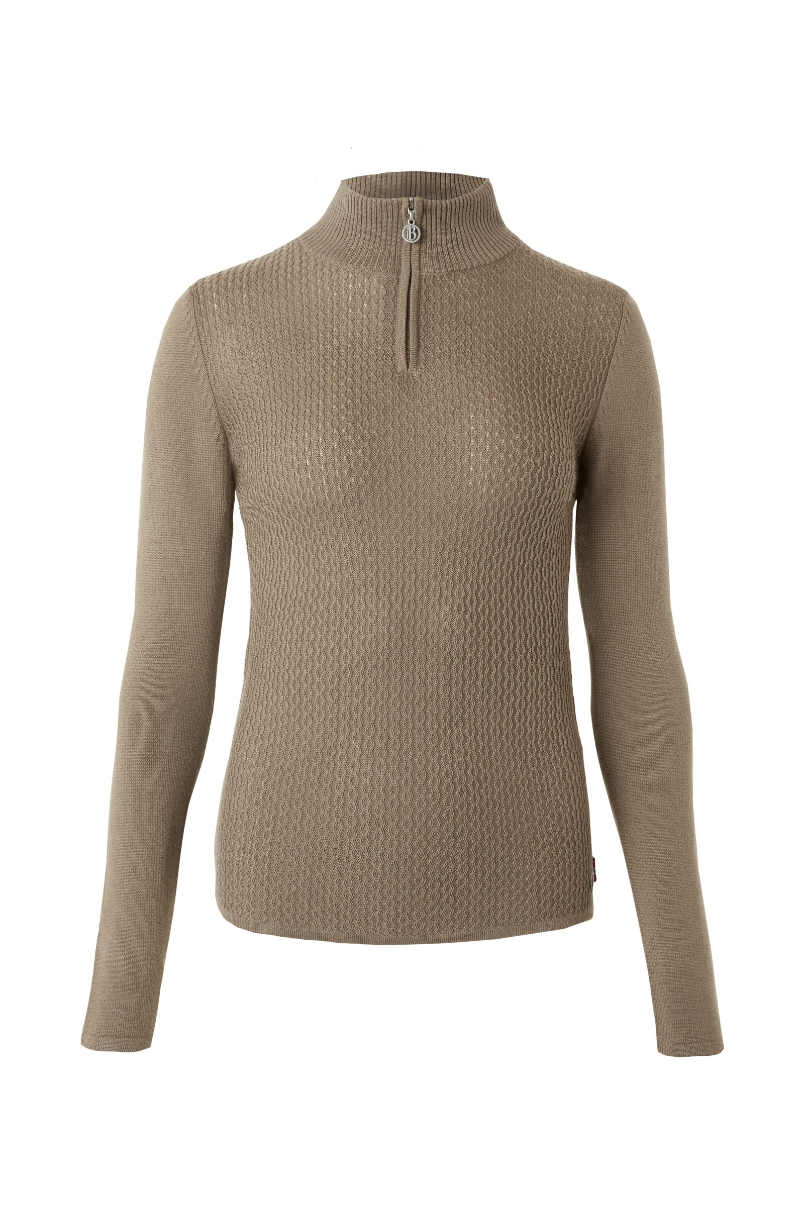 B Vertigo Ruth Women's Knitted Pullover with Zipper Women’s Riding Clothing