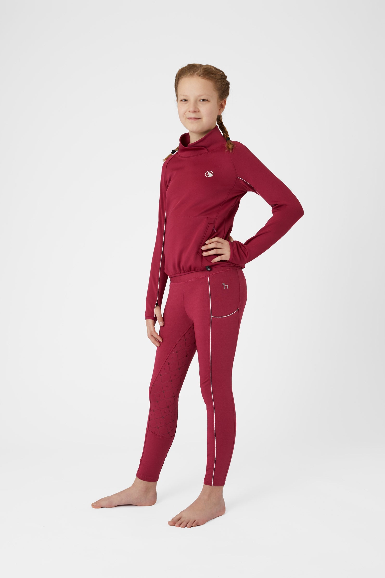 Horze Ella Kids Functional Sweatshirt Kids Apparel