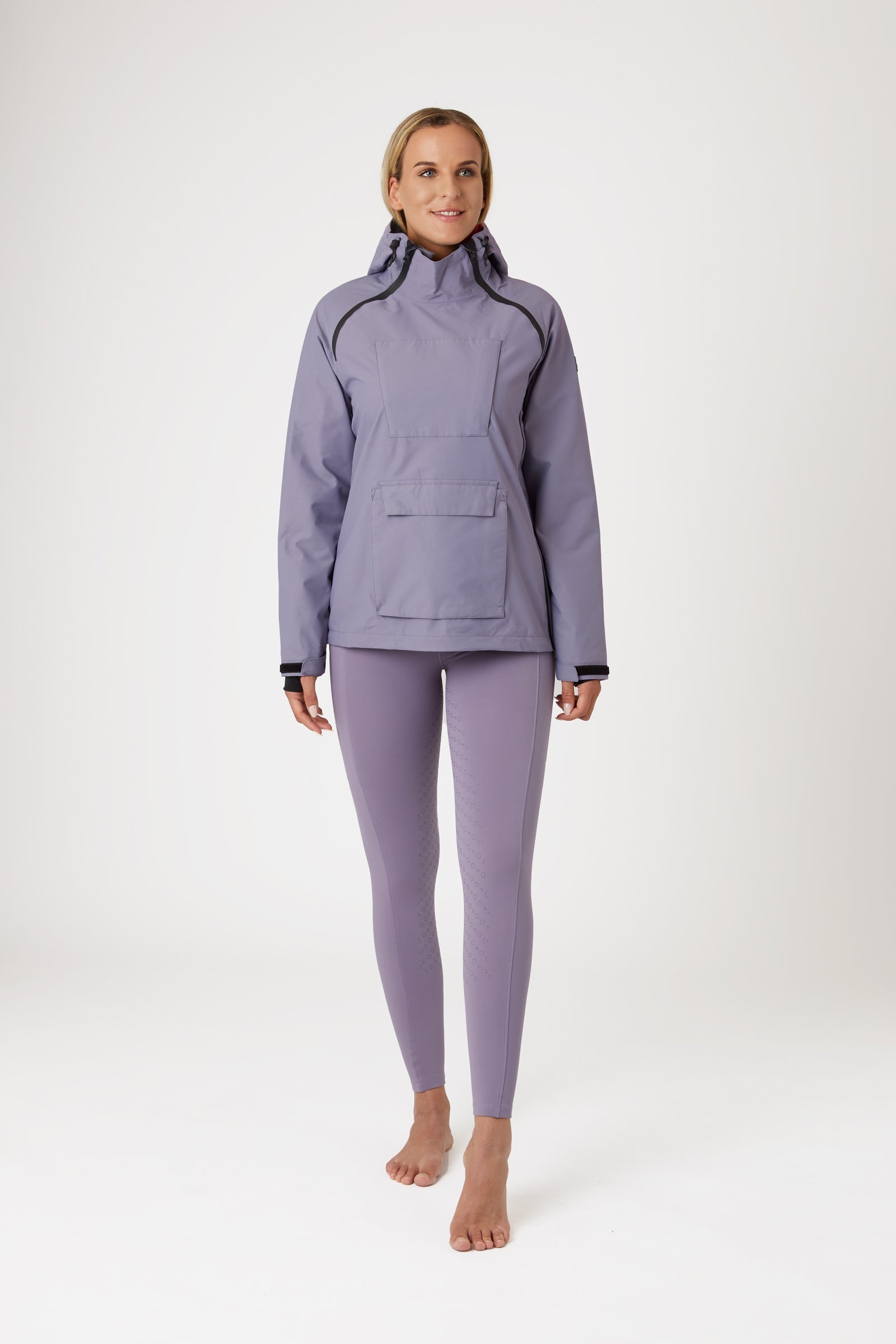 Horze Ayla Women's Rain Riding Riding Jacket with Zippers Women’s Riding Clothing