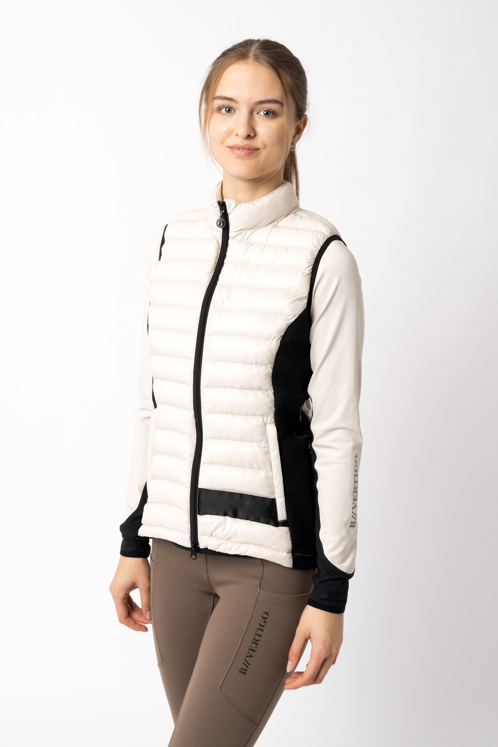 B Vertigo Sia Ultra Light gewatteerde bodywarmer, dames Dames paardrijkleding