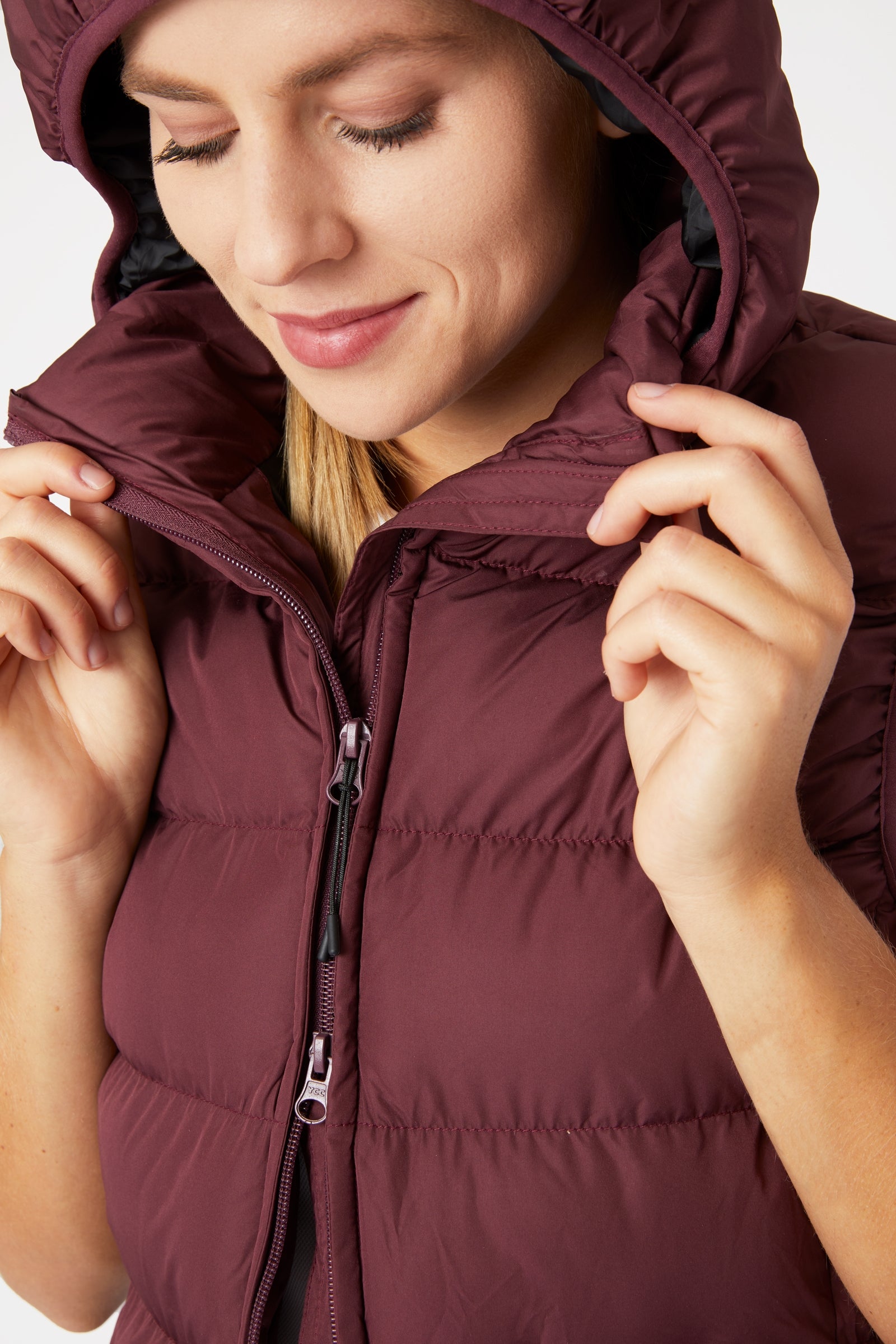 Horze Callie Women's Padded Riding Riding Vest with Hood Women’s Riding Clothing