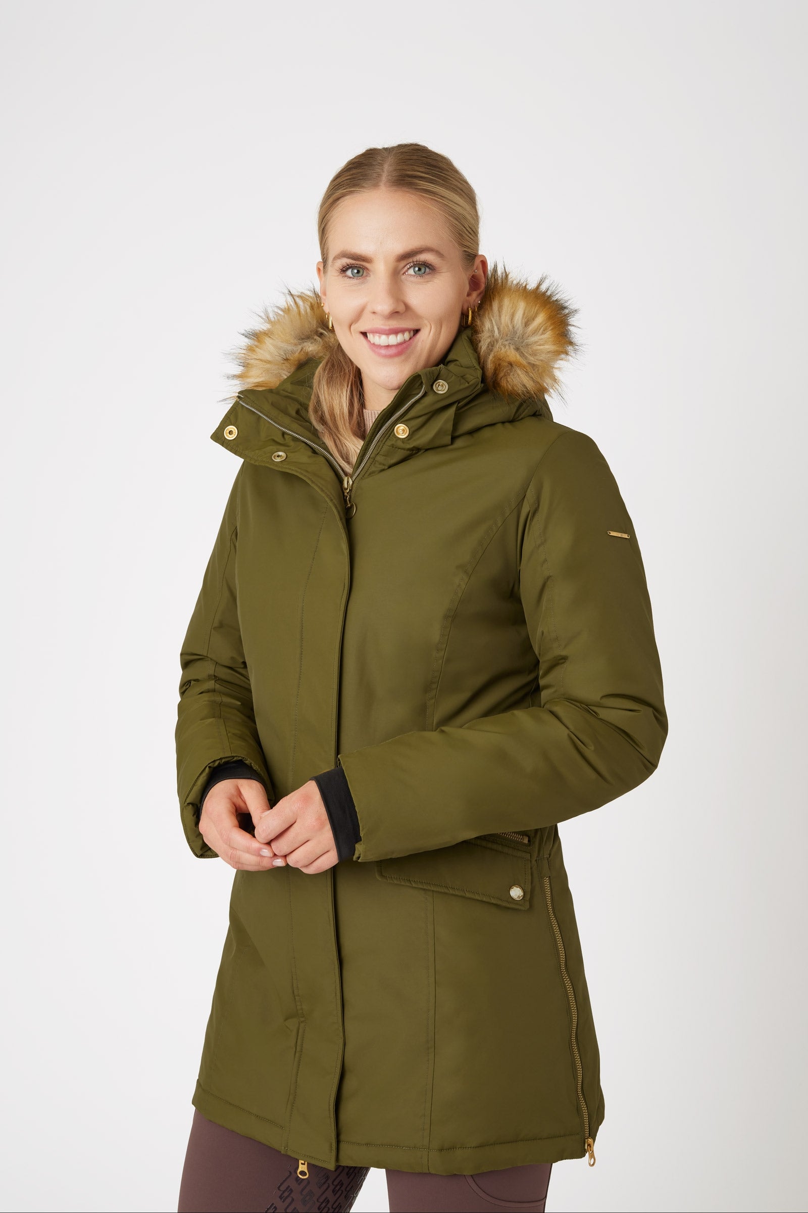 Horze Mikaela Women's Parka Riding Jacket Women’s Riding Clothing