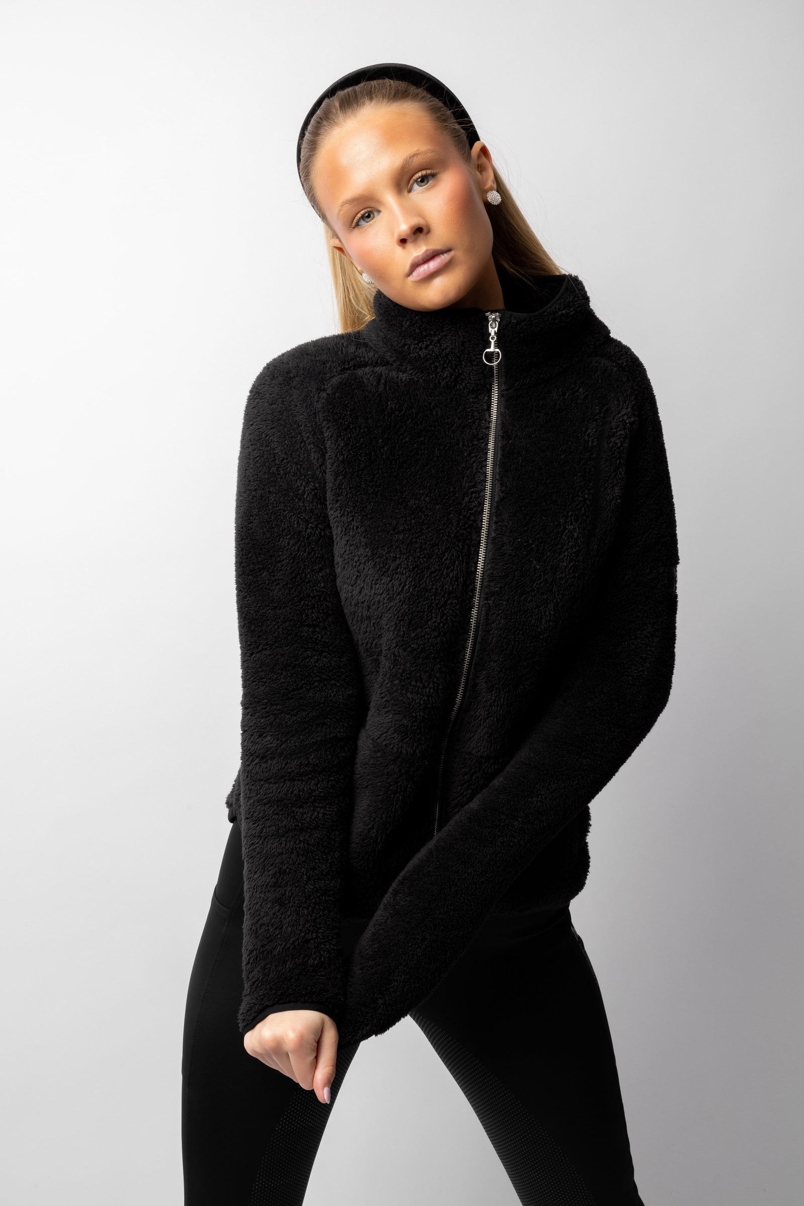 Horze Merida teddy fleecevest, dames Dames paardrijkleding