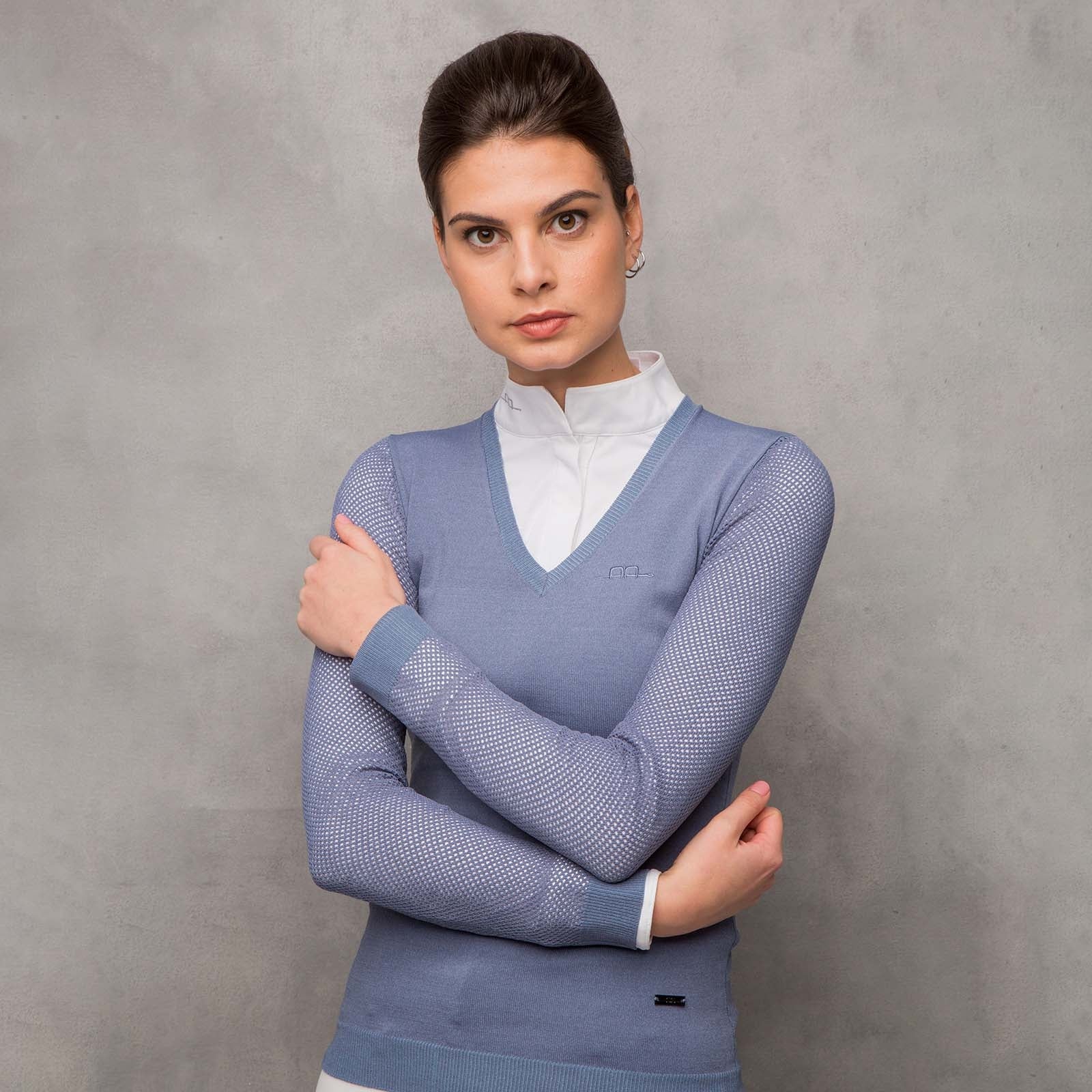 Horseware AA Ladies' Sweater with Perforated Sleeves Women’s Riding Clothing