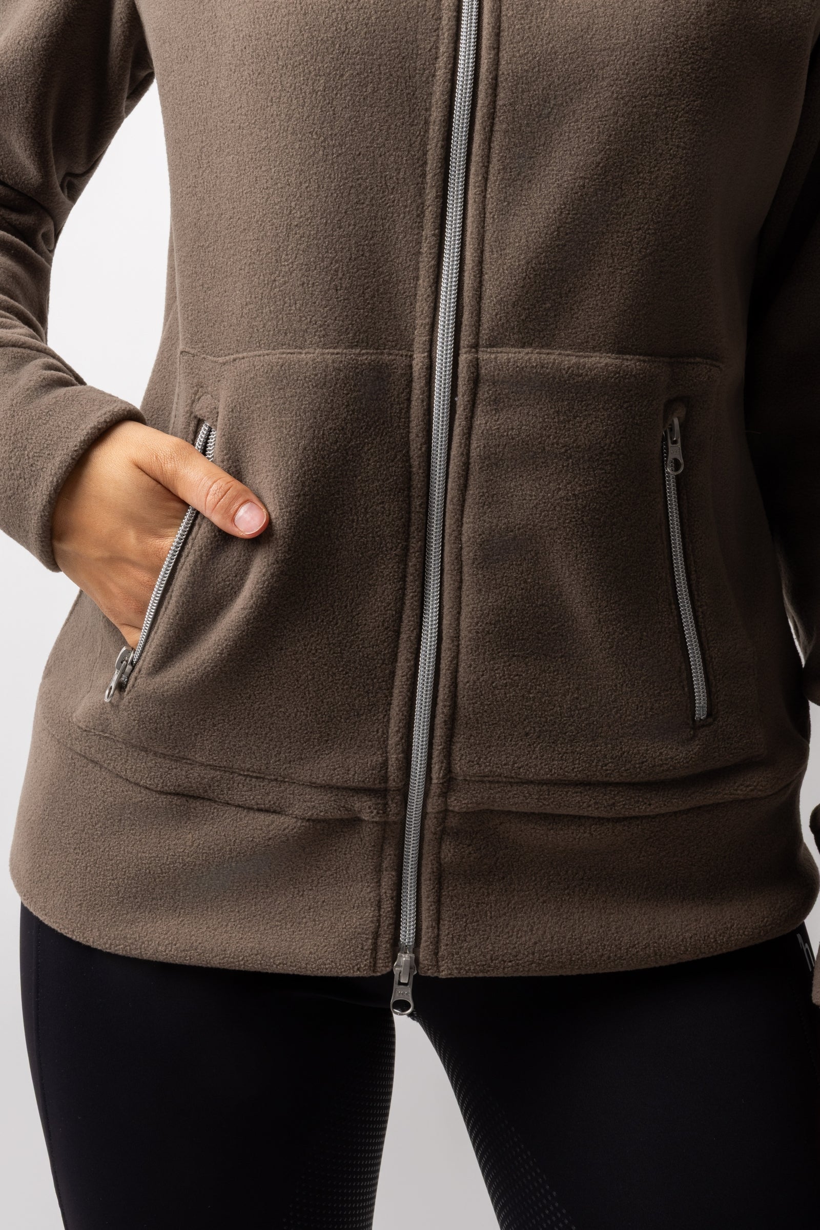 Horze Ellie Women's Fleece Riding Riding Jacket Women’s Riding Clothing