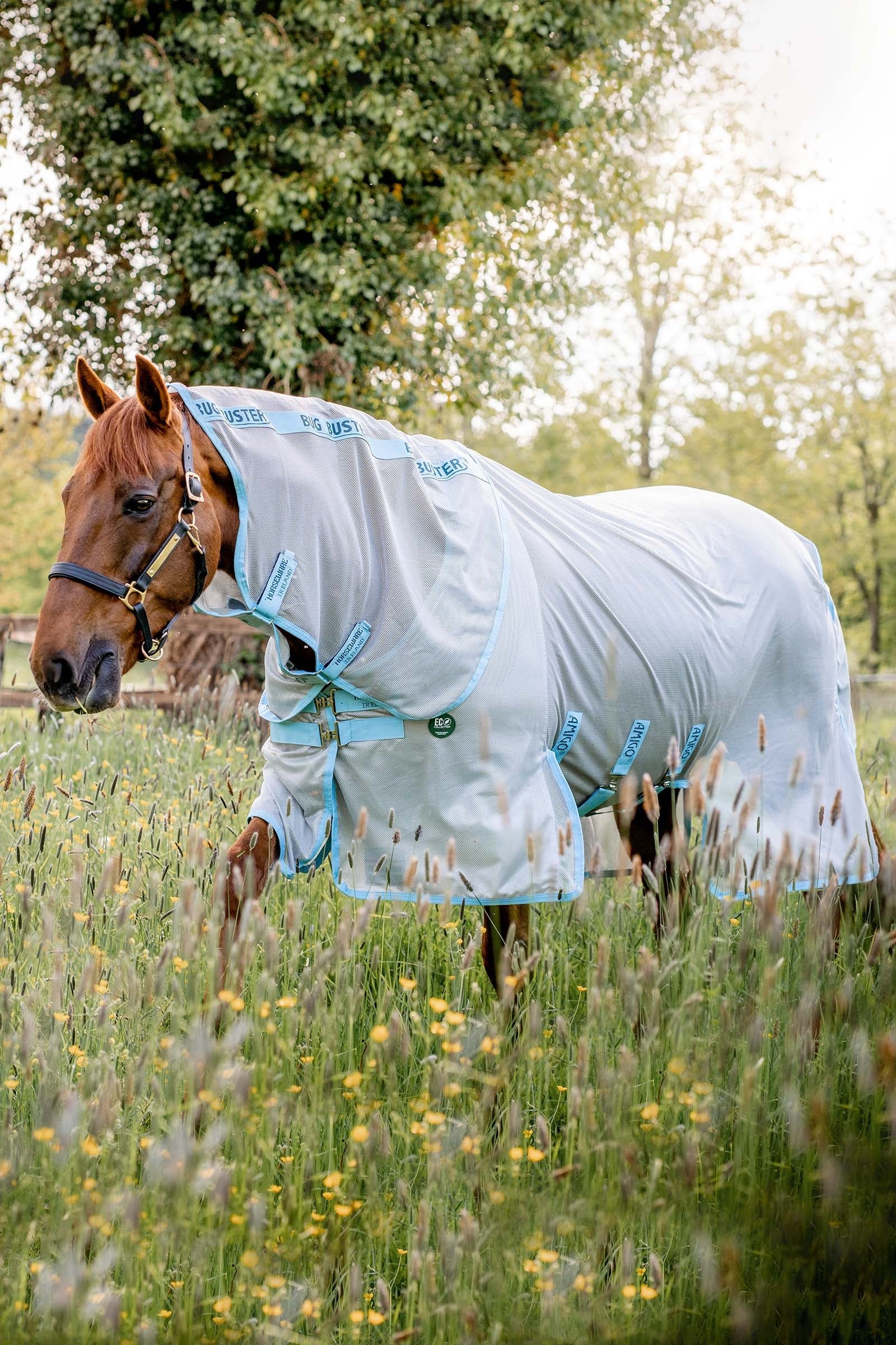 Horseware Amigo AmEco Bug Buster Fly Rug With Detachable Neck Horse Rugs
