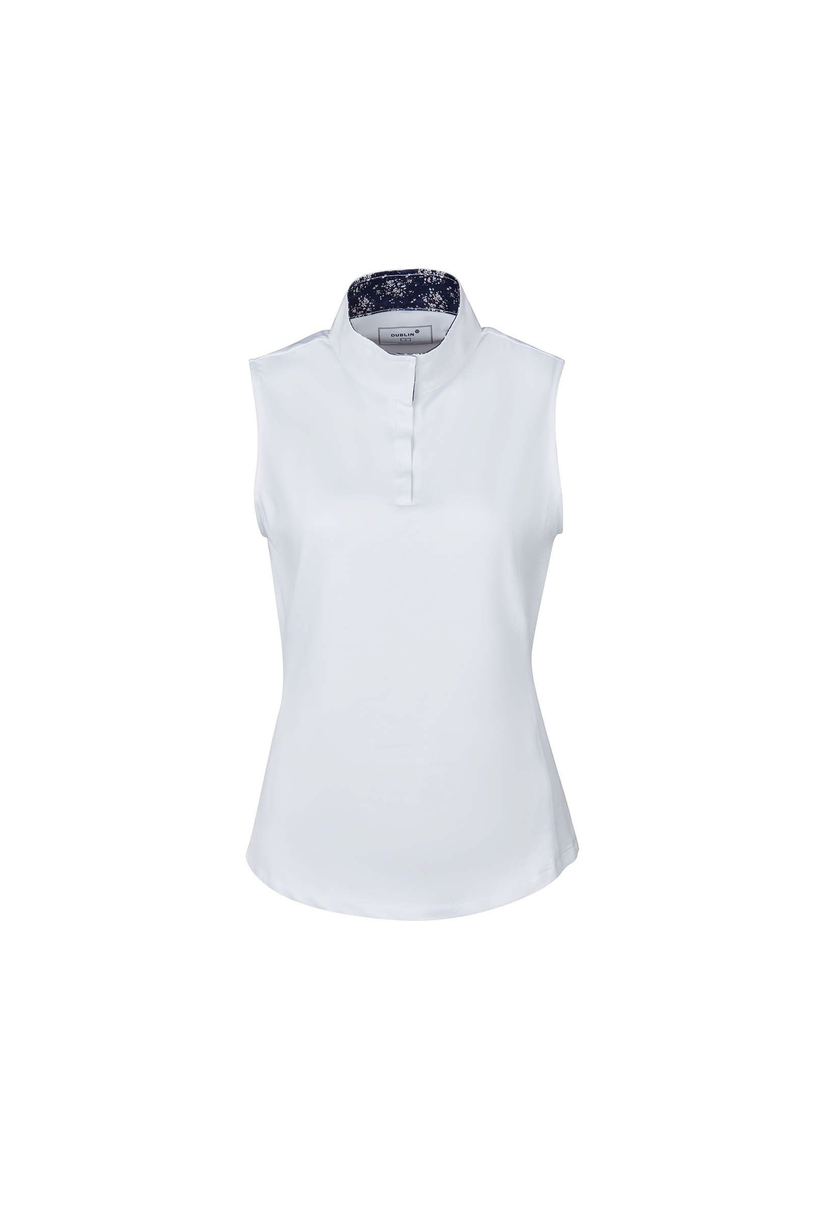 Dublin Ria mouwloos wedstrijdshirt, dames Dames paardrijkleding
