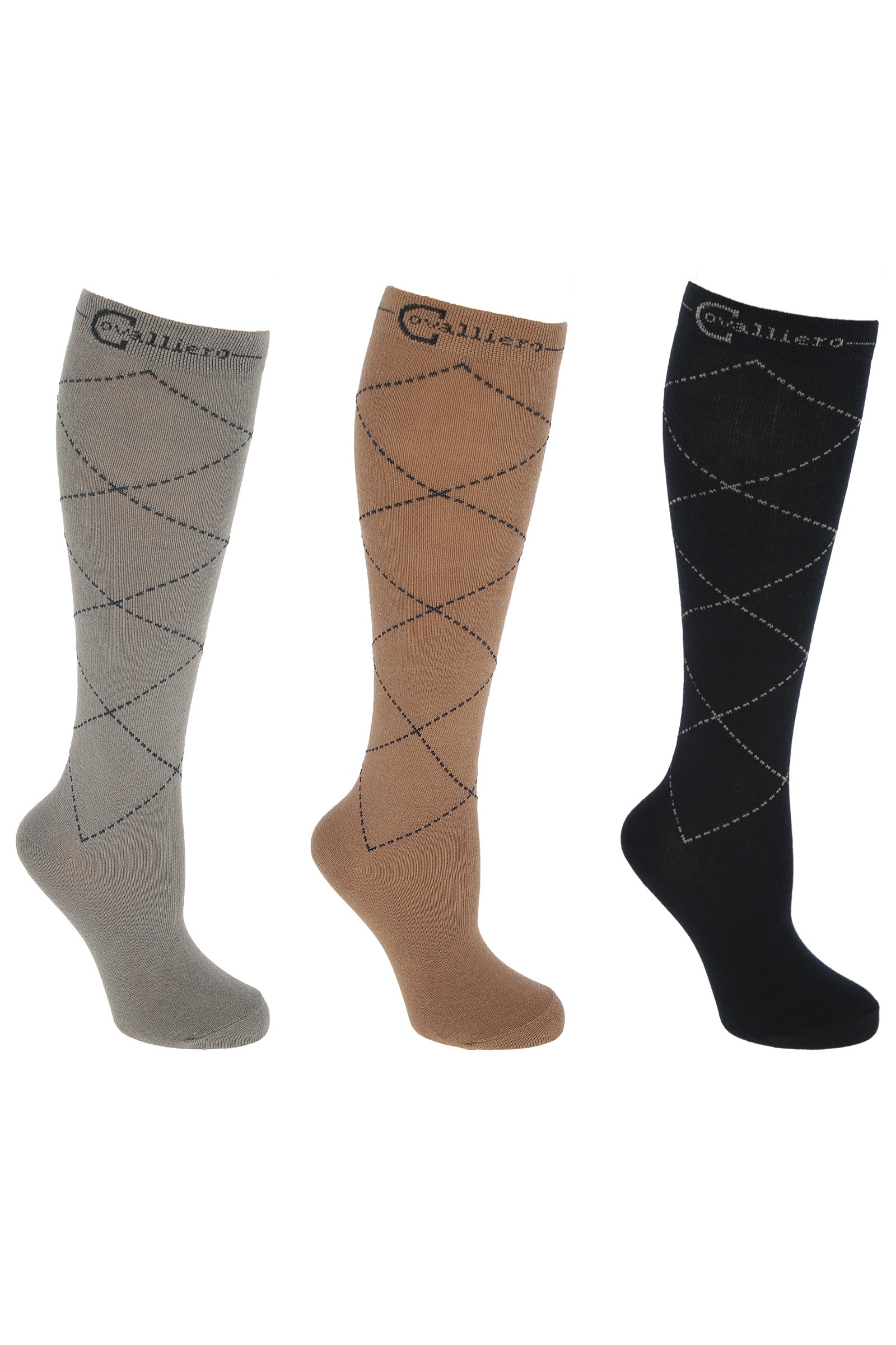 Covalliero Karo Riding Socks (Pack of 3) Socks
