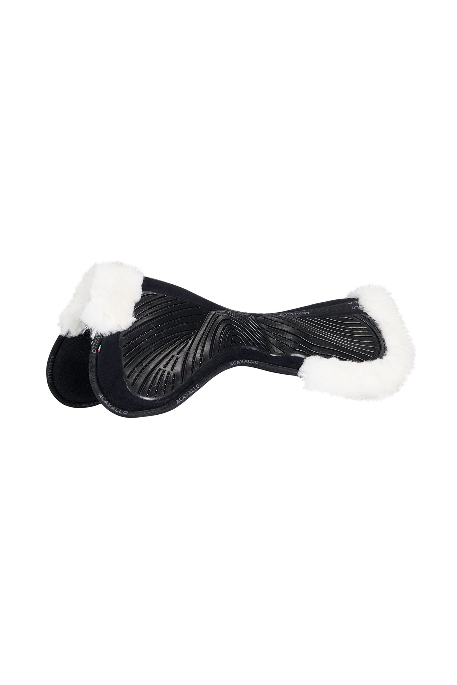 Acavallo Close Contact Gel & Memory Foam zadelonderlegger met schapenvacht Zadeldekjes