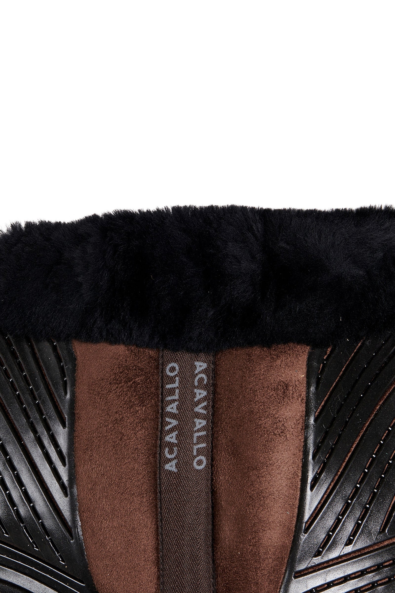 Acavallo Close Contact Gel & Memory Foam Half Pad with Sheepskin Saddle Pads