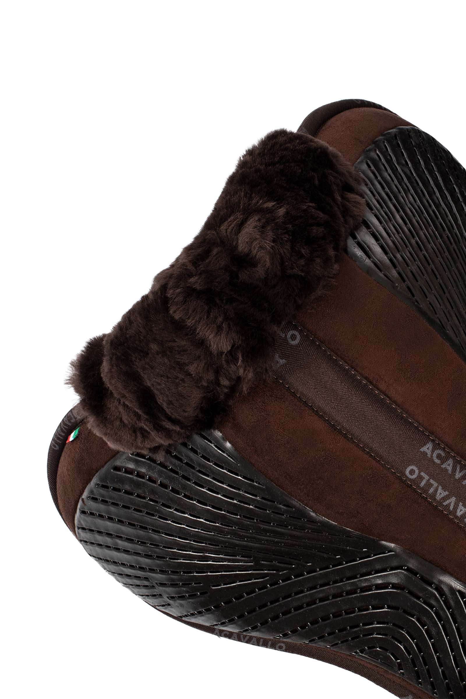 Acavallo Close Contact Gel & Memory Foam Half Pad with Sheepskin Saddle Pads