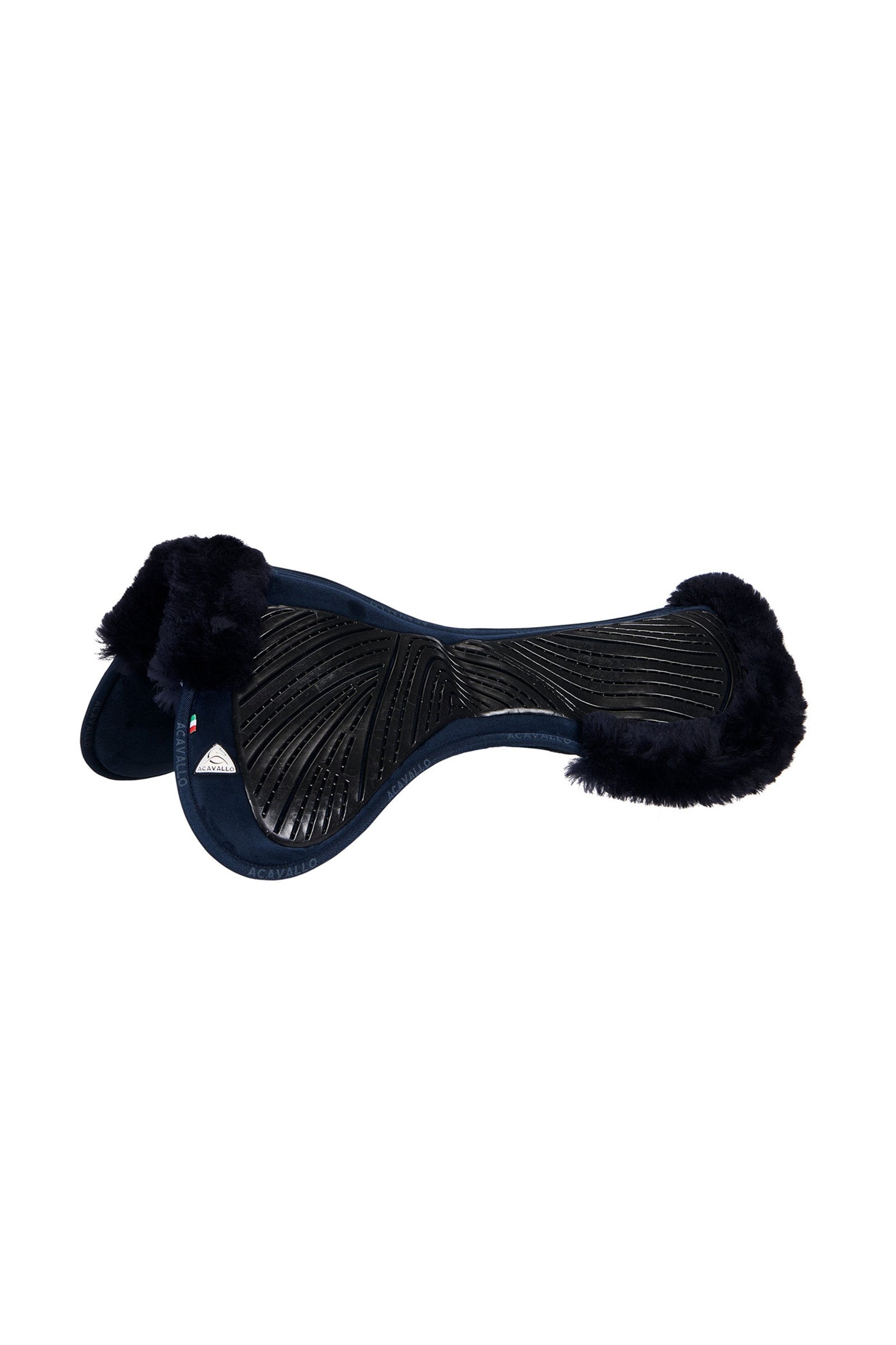 Acavallo Close Contact Gel & Memory Foam zadelonderlegger met schapenvacht Zadeldekjes