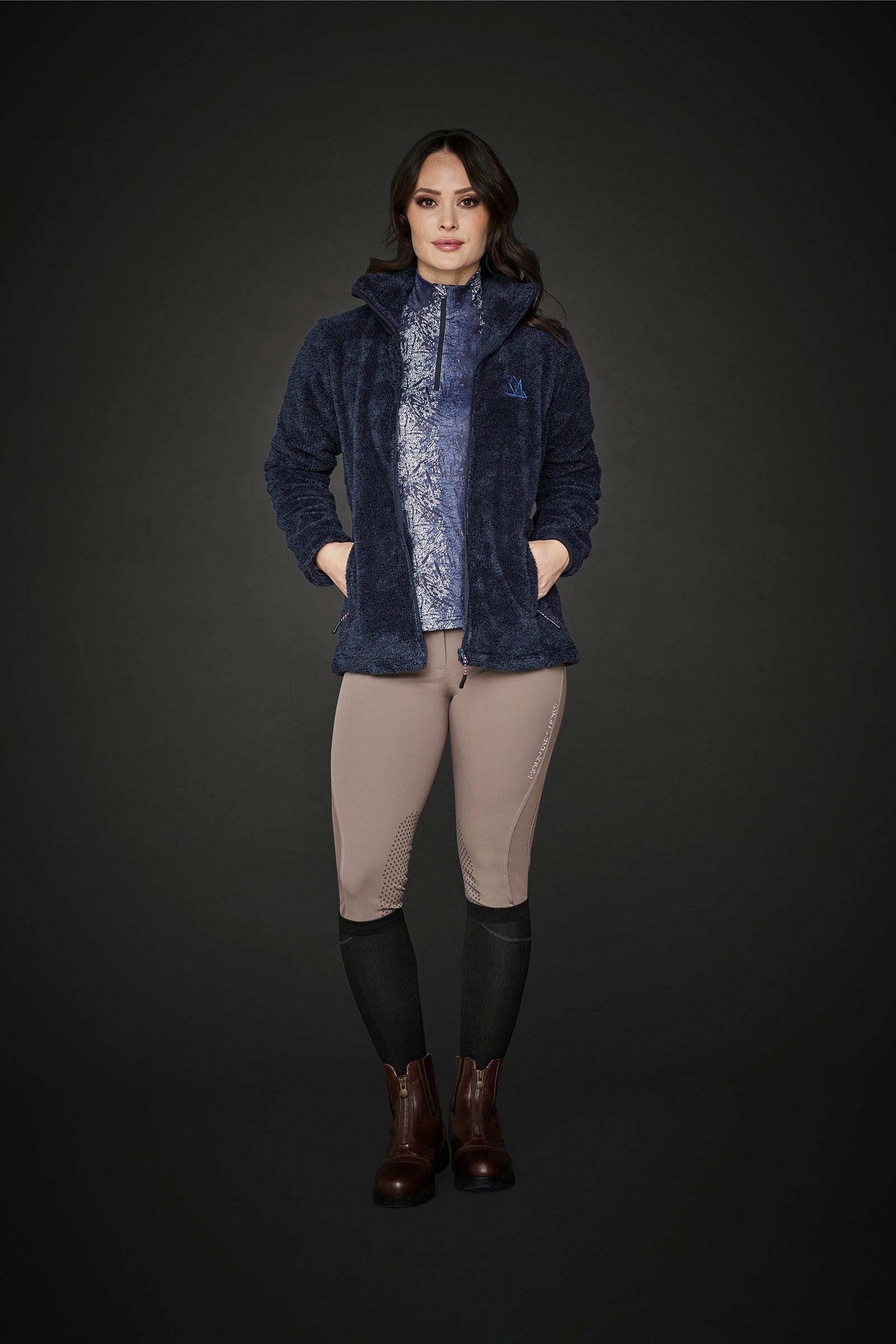 Mountain Horse Fuzzy Kids' Fleece Jacket Kids Apparel