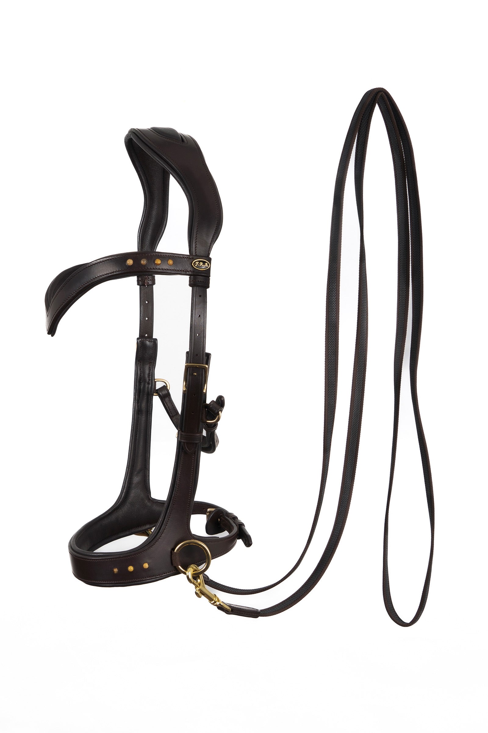 F.R.A. Freedom Riding Articles Glory Sidepull met teugels (systeem 3), bruin Hoofdstellen & Teugels