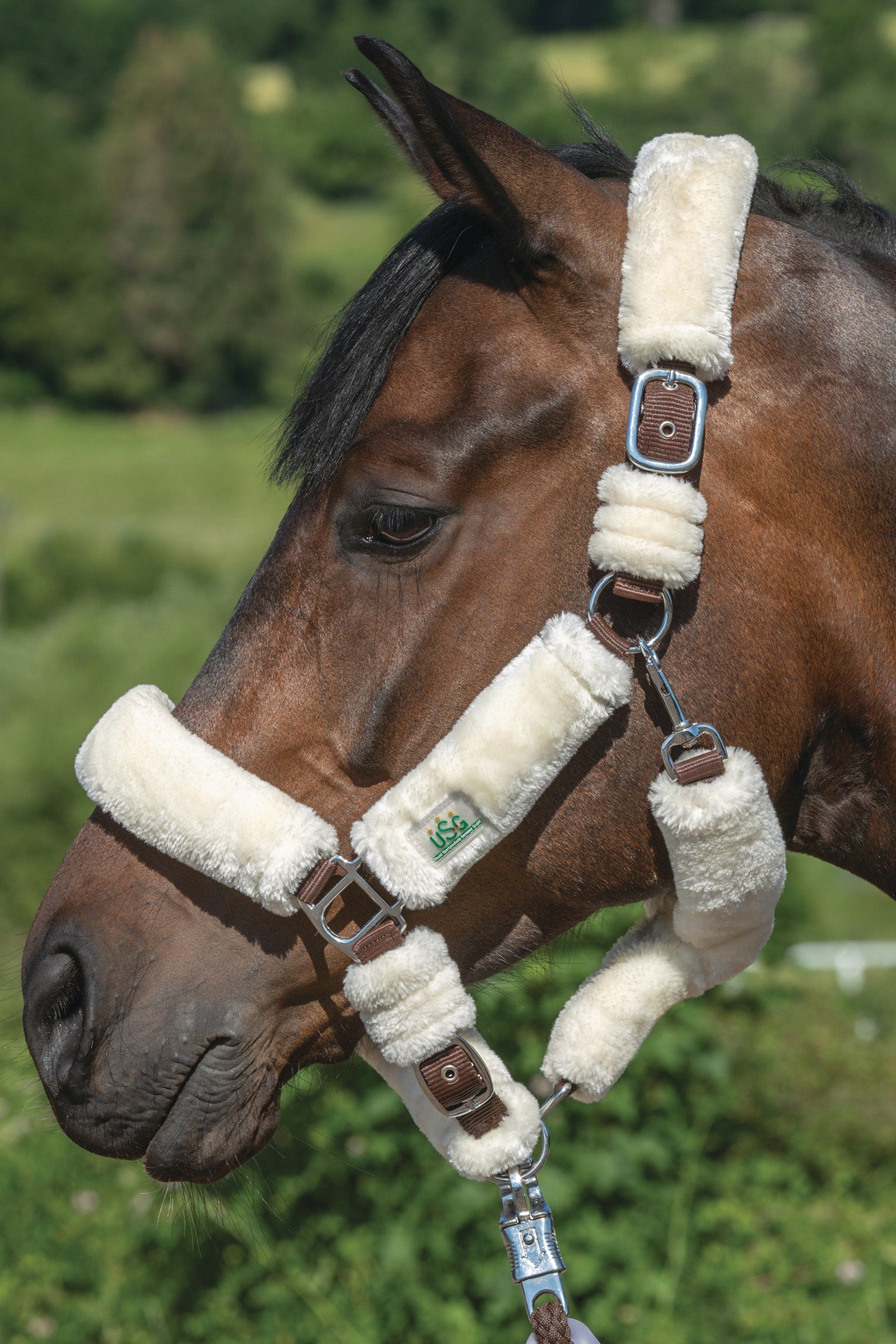 USG Fluffy Faux Fur Halter Halters & Leads