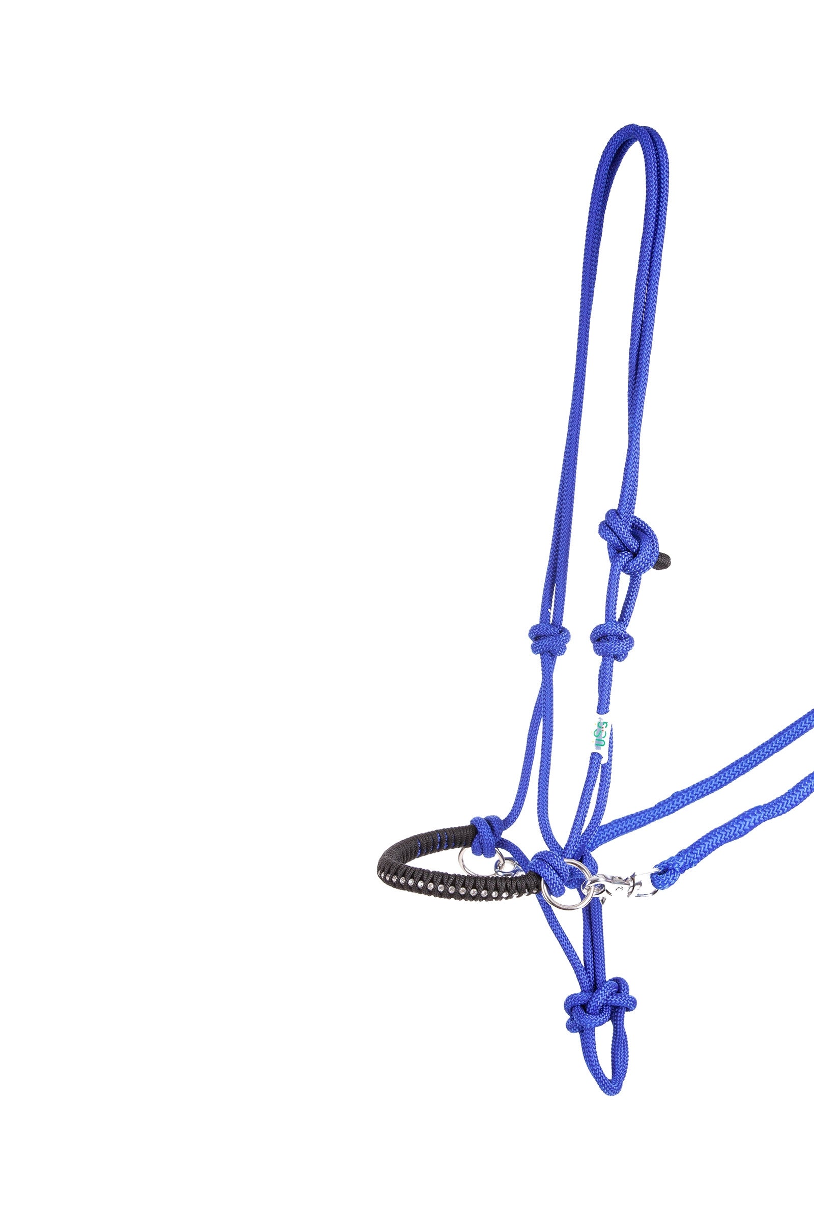 USG Knotted Rope Halter with Reins Halsters & Halstertouwen