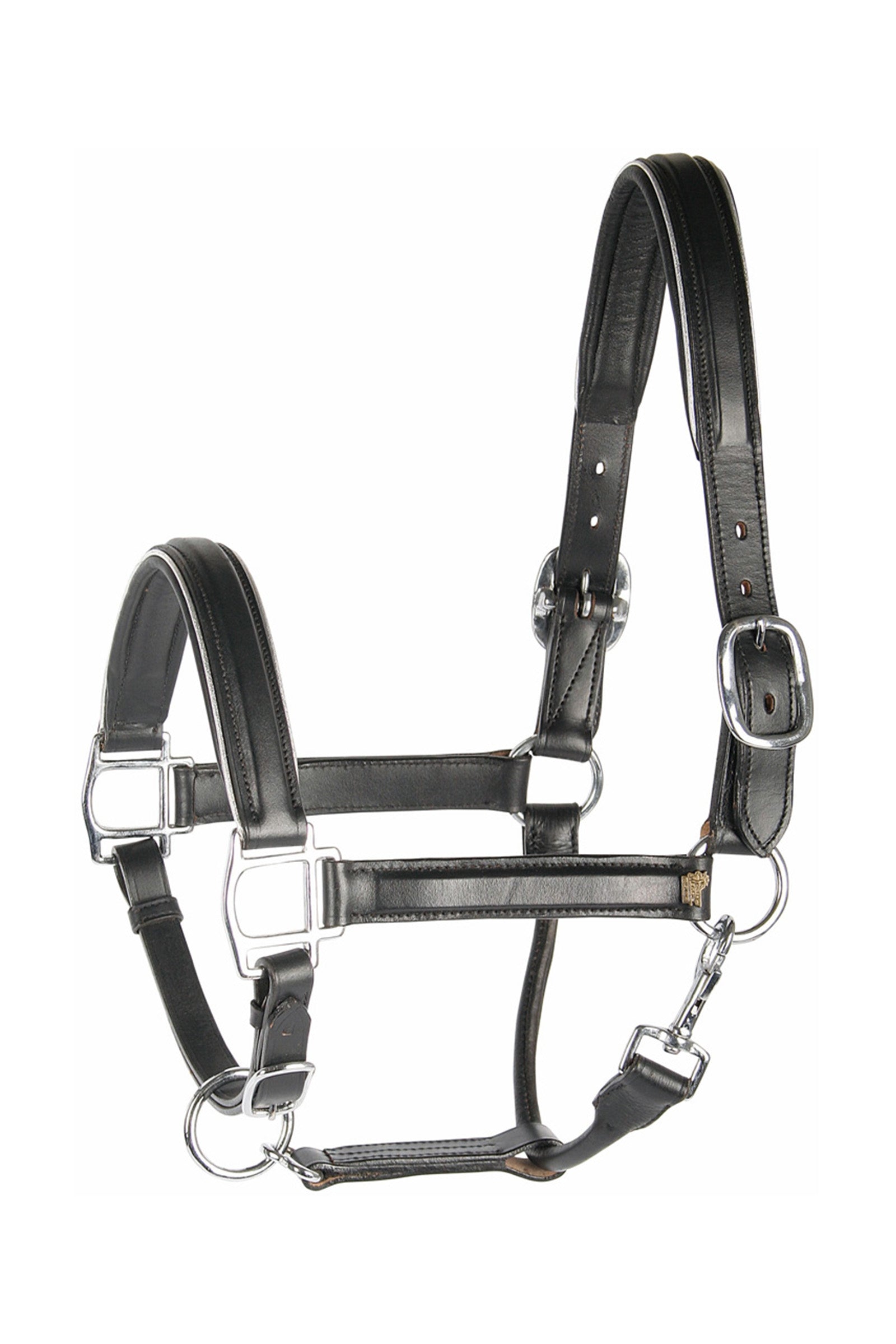 Harry's Horse Halster leder met bies Halsters & Halstertouwen