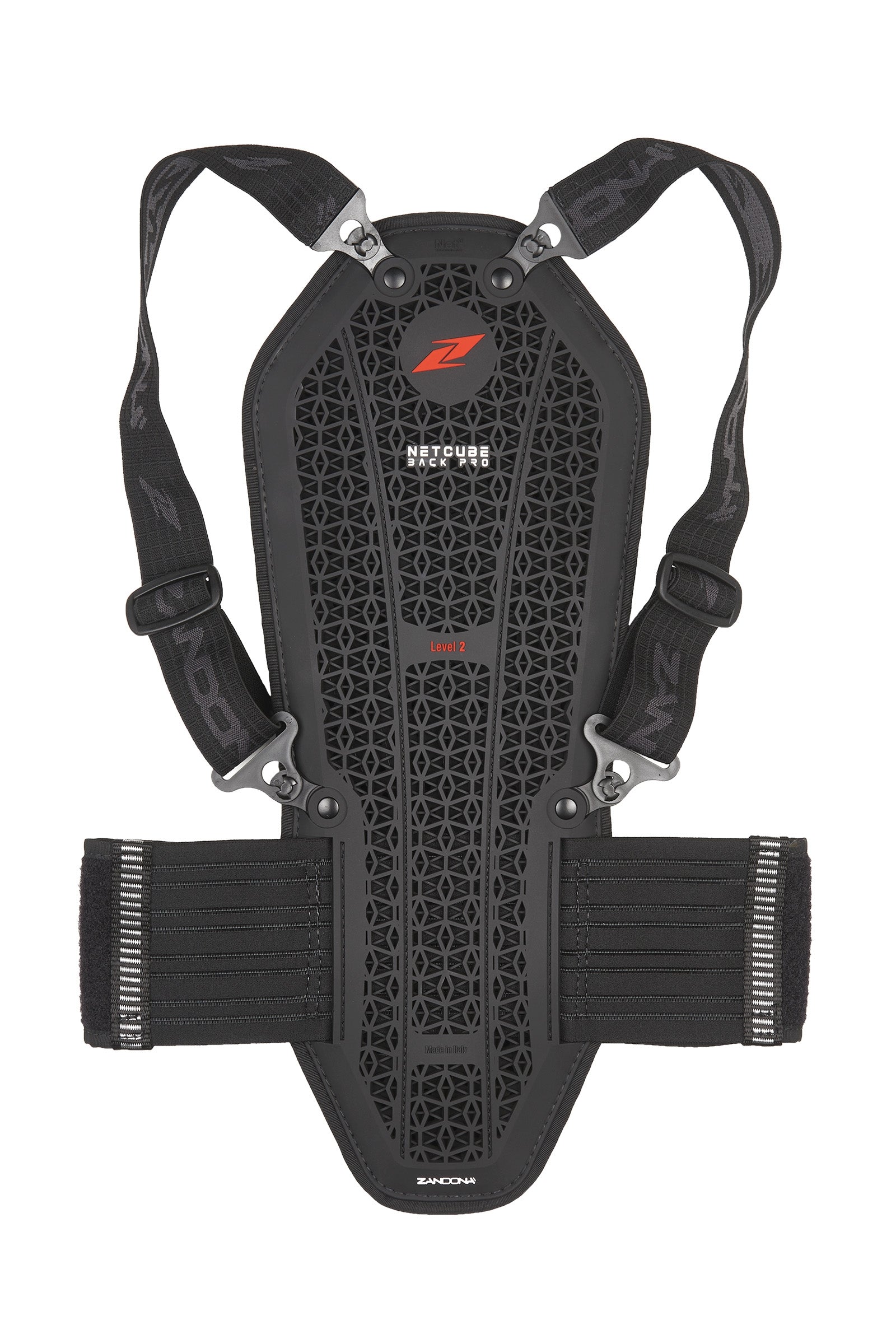 Zandona Netcube Back Pro x6 (158-167cm) rugbeschermer Paardrijcaps & Bodyprotectors