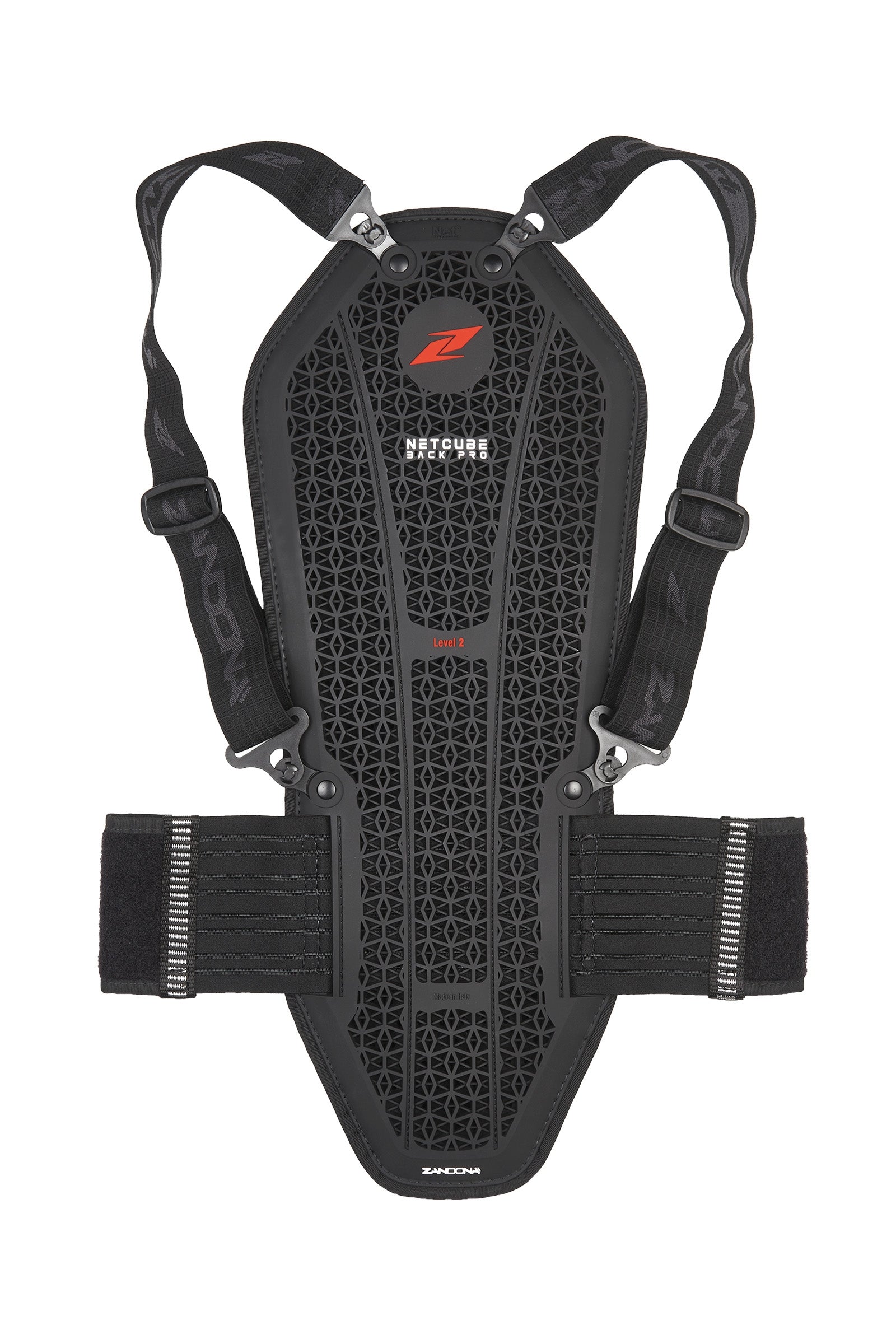 Zandona Netcube Back Pro x7 (168-177cm) rugbeschermer Paardrijcaps & Bodyprotectors