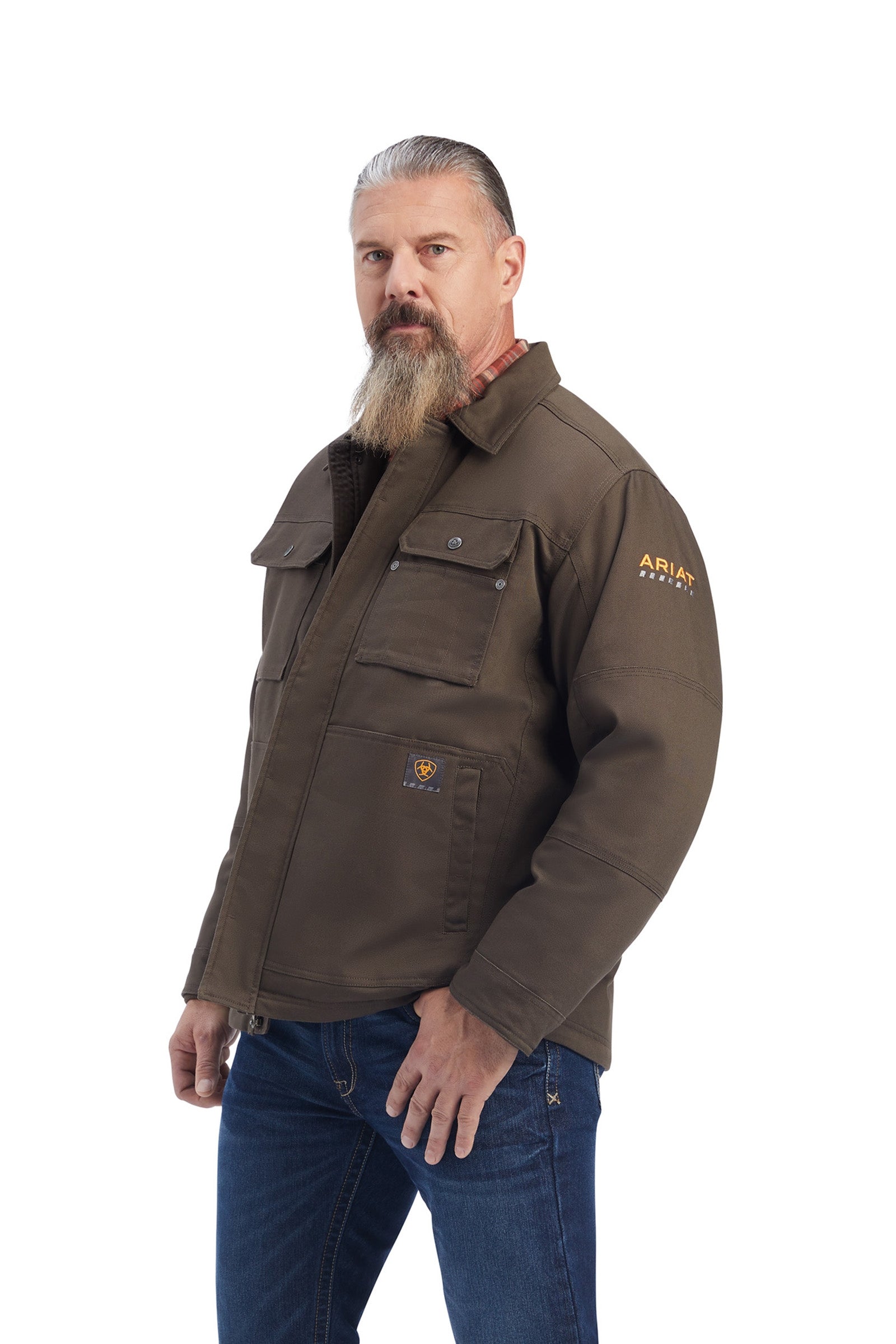 Ariat Rebar DuraCanvas Sherpa-Lined Herenjas Heren paardrijkleding