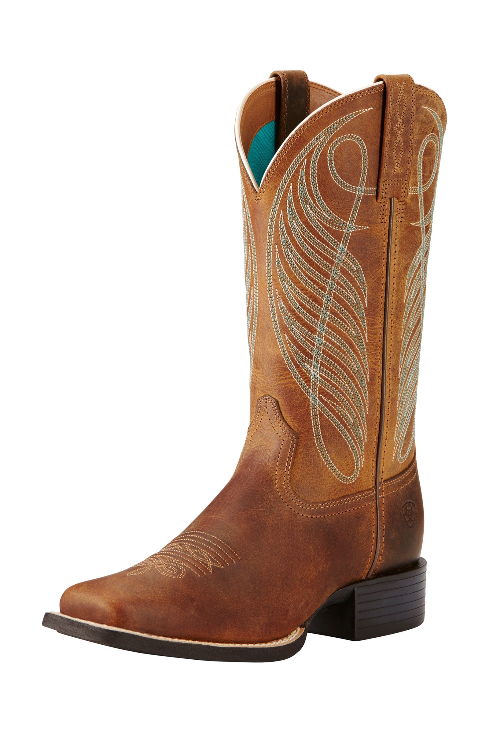 Ariat Round Up Wide Square Toe dames westernlaarzen Paardrijlaarzen & chaps