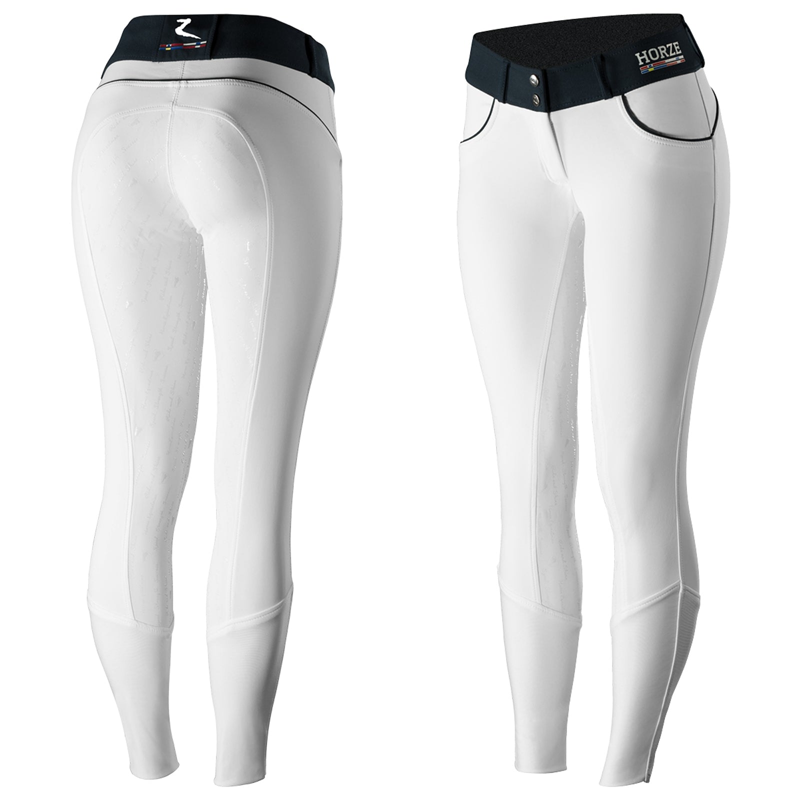 Horze Nordic Performance Women's Silicone Full Seat Breeches UPF 50+ Womens Breeches