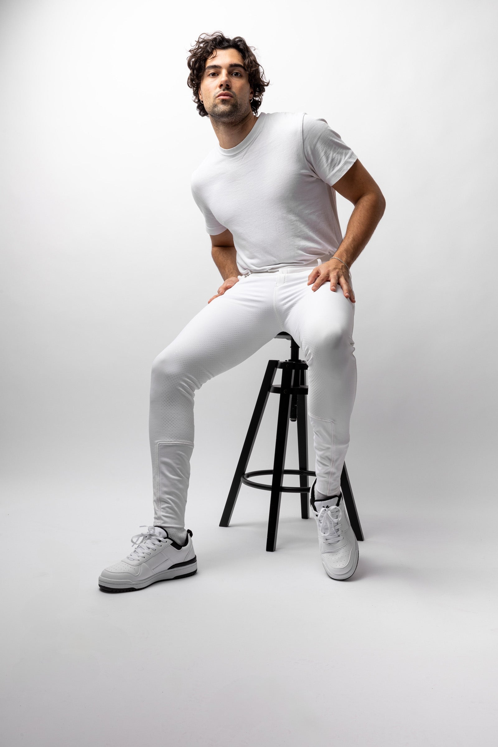 Horze Grand Prix Men's Silicone Full Seat Breeches Mens Riding Clothing