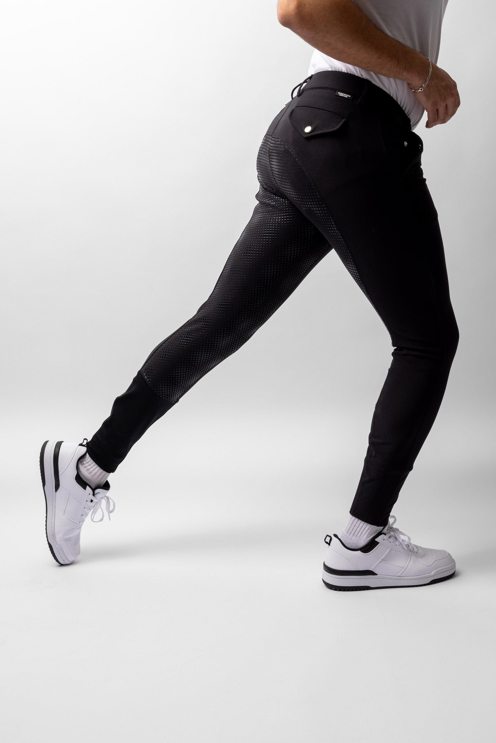 Horze Grand Prix heren rijbroek met fullseat van siliconen UPF 50+ Heren paardrijkleding