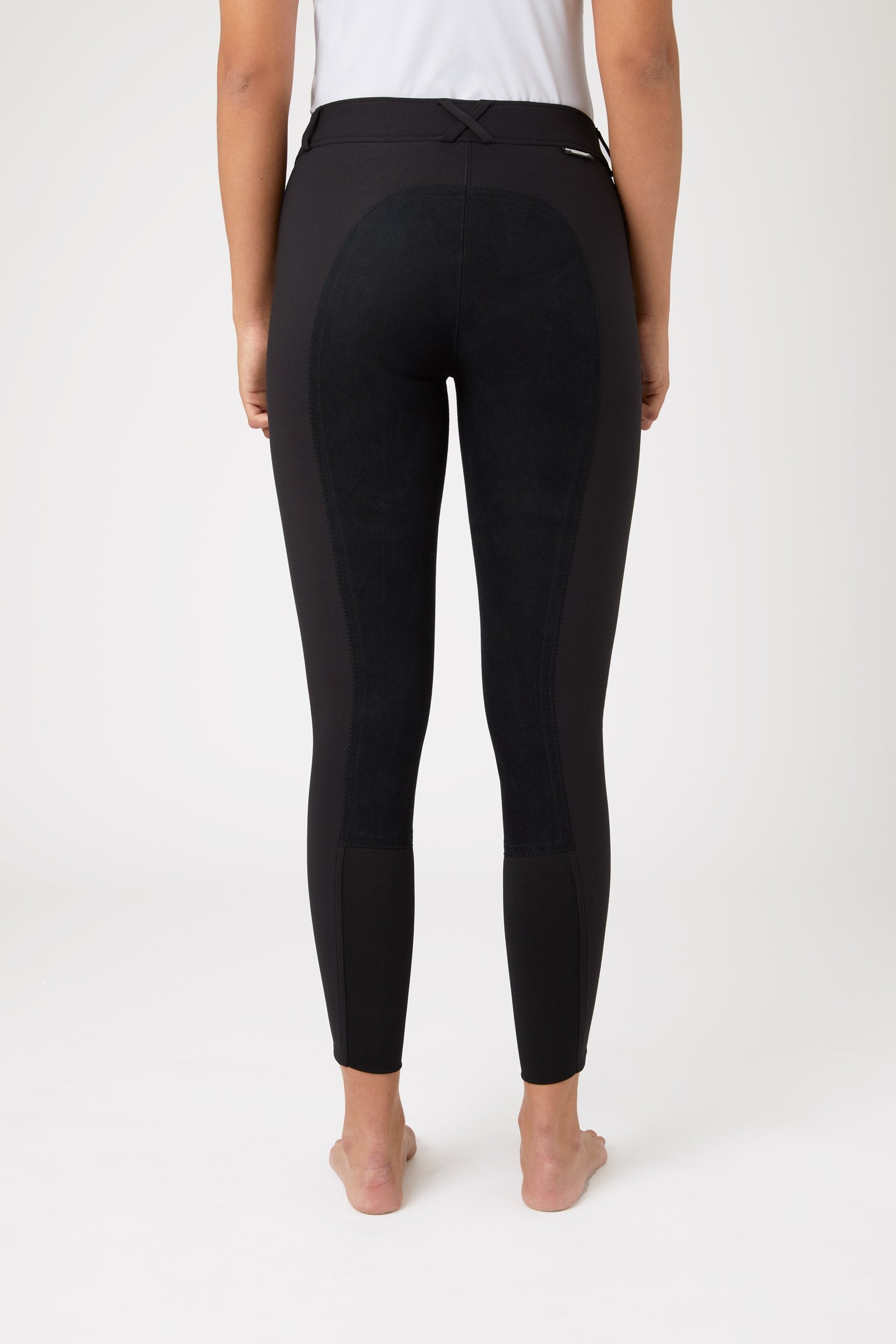 Horze Grand Prix Women's Leather Full Seat Breeches UPF 50+ Womens Breeches