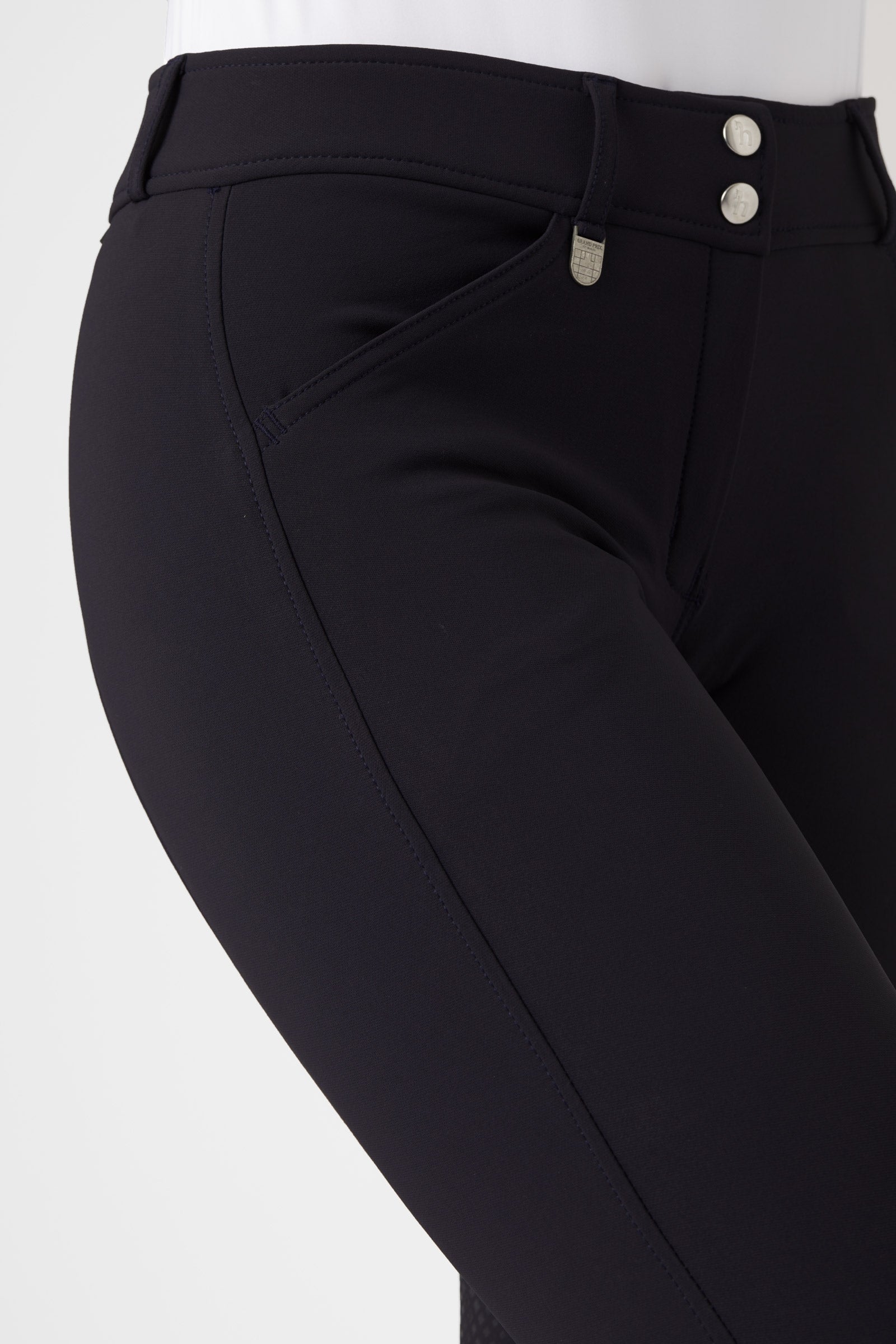 Horze Grand Prix Women's Silicon Full Seat Breeches UPF 50+ Womens Breeches