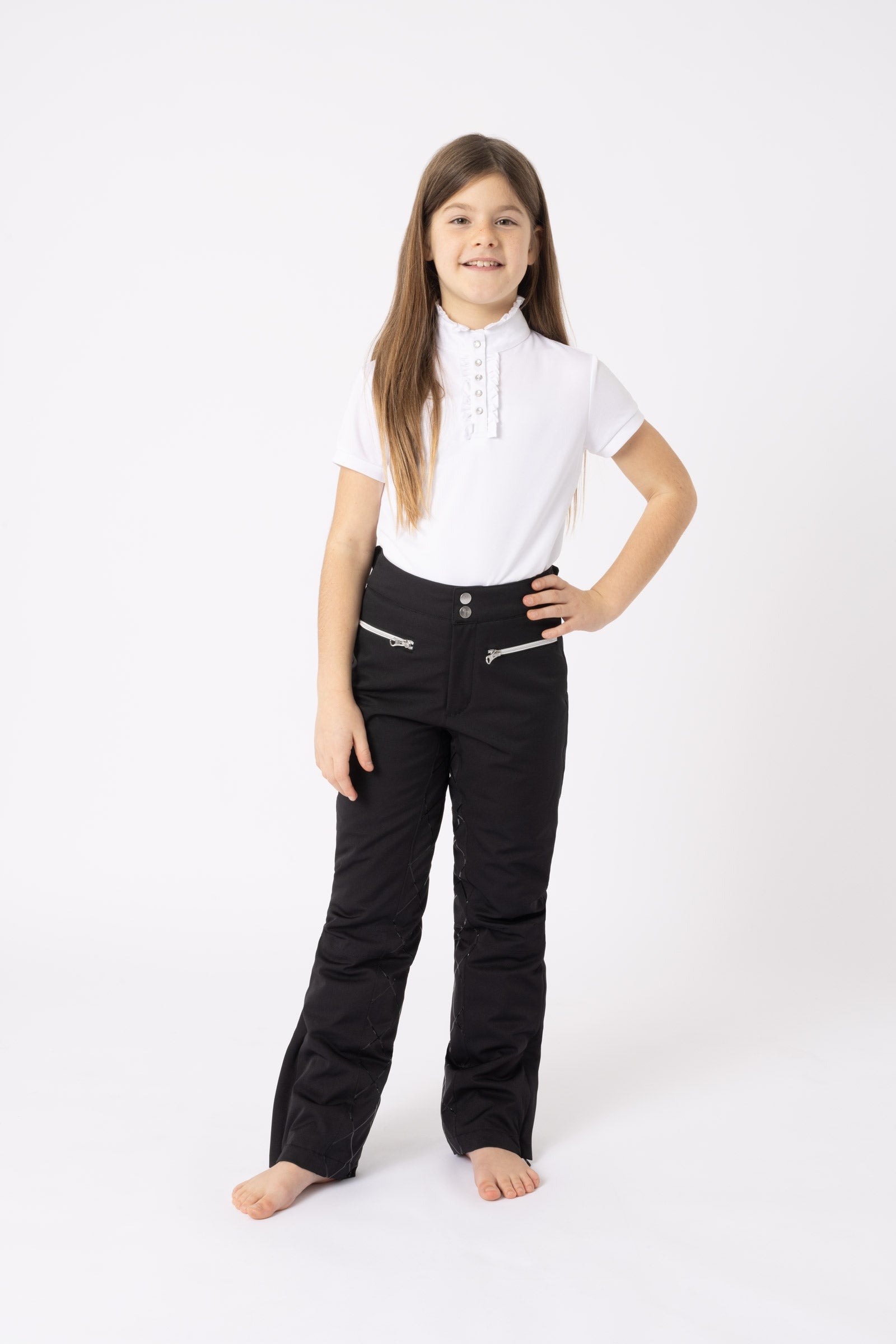 Horze Adeline Kids Silicone Padded Breeches Kids Apparel