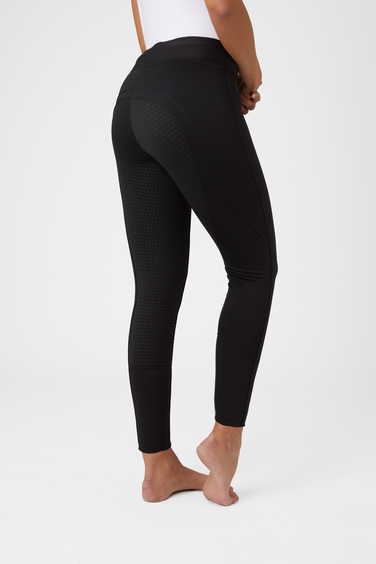 Horze Active Winter Siliconen FS tights, dames Womens Breeches