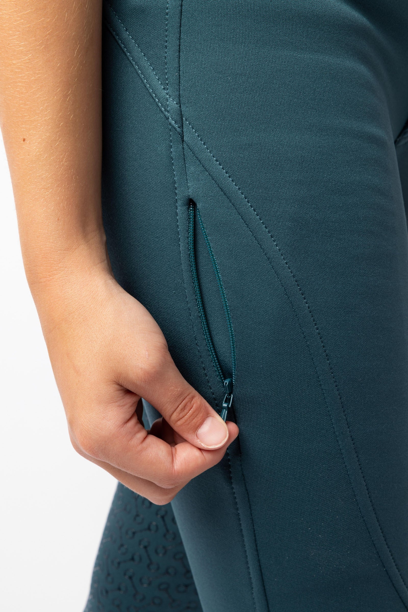 Horze Rhea Kids´ Thermo Fullgrip Breeches with Hip Pockets Kids Apparel