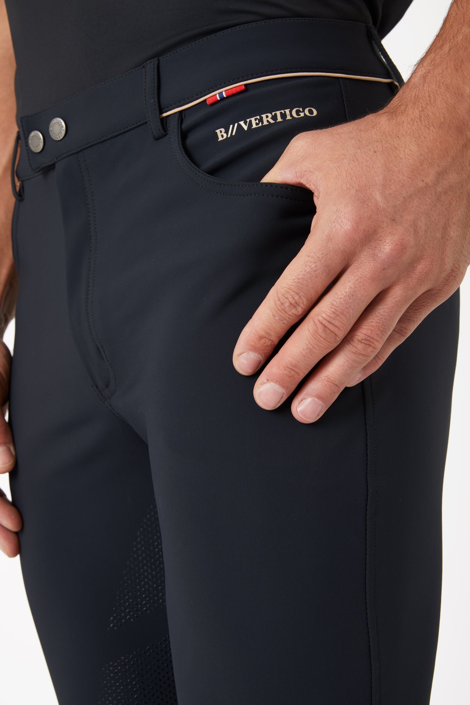 B Vertigo Damien Men's Full Seat Breeches UPF 40+ Mens Riding Clothing
