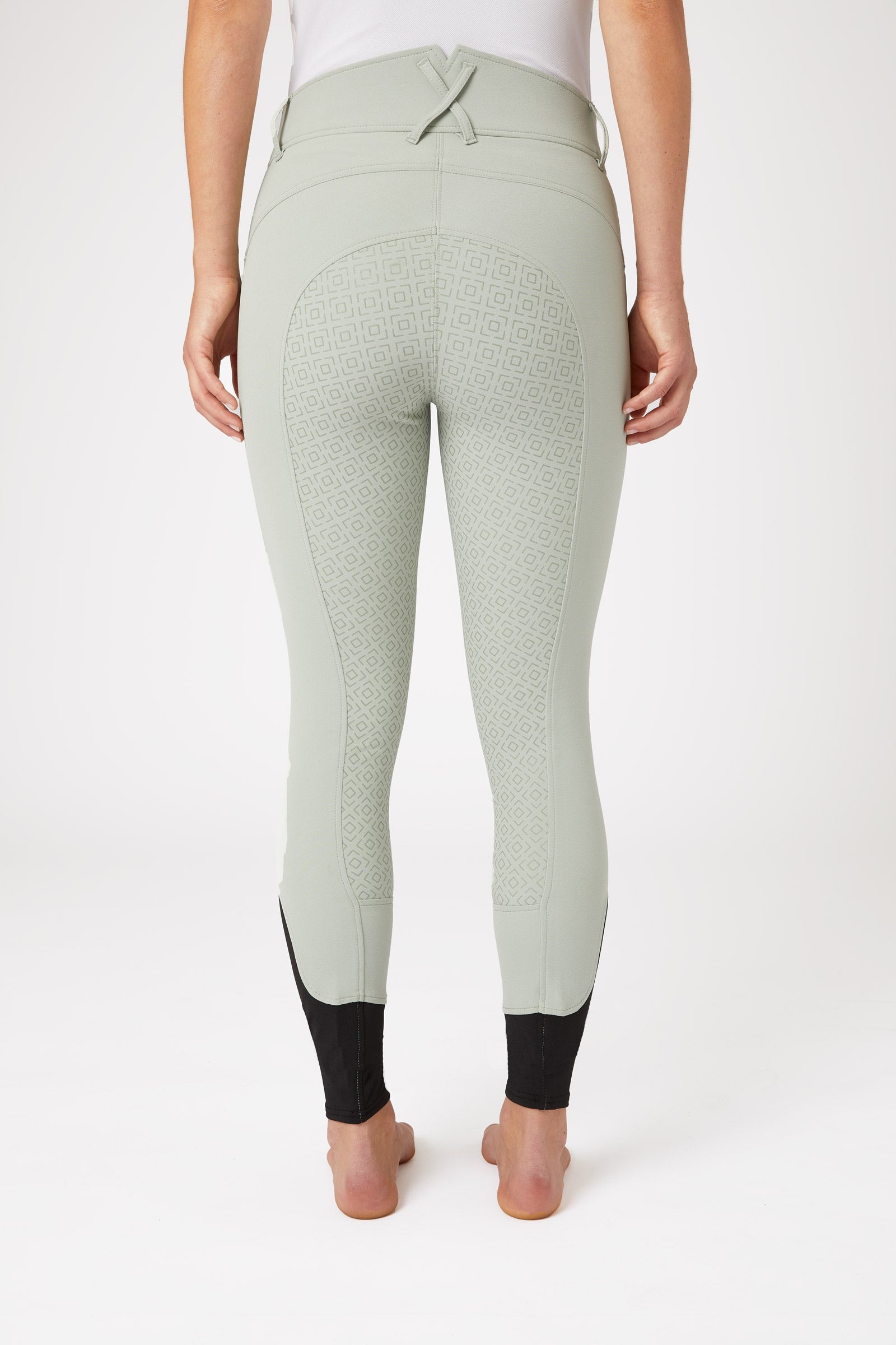 Horze Women's Silicone Full Seat Breeches with High Waist and Crystal Pocket Womens Breeches