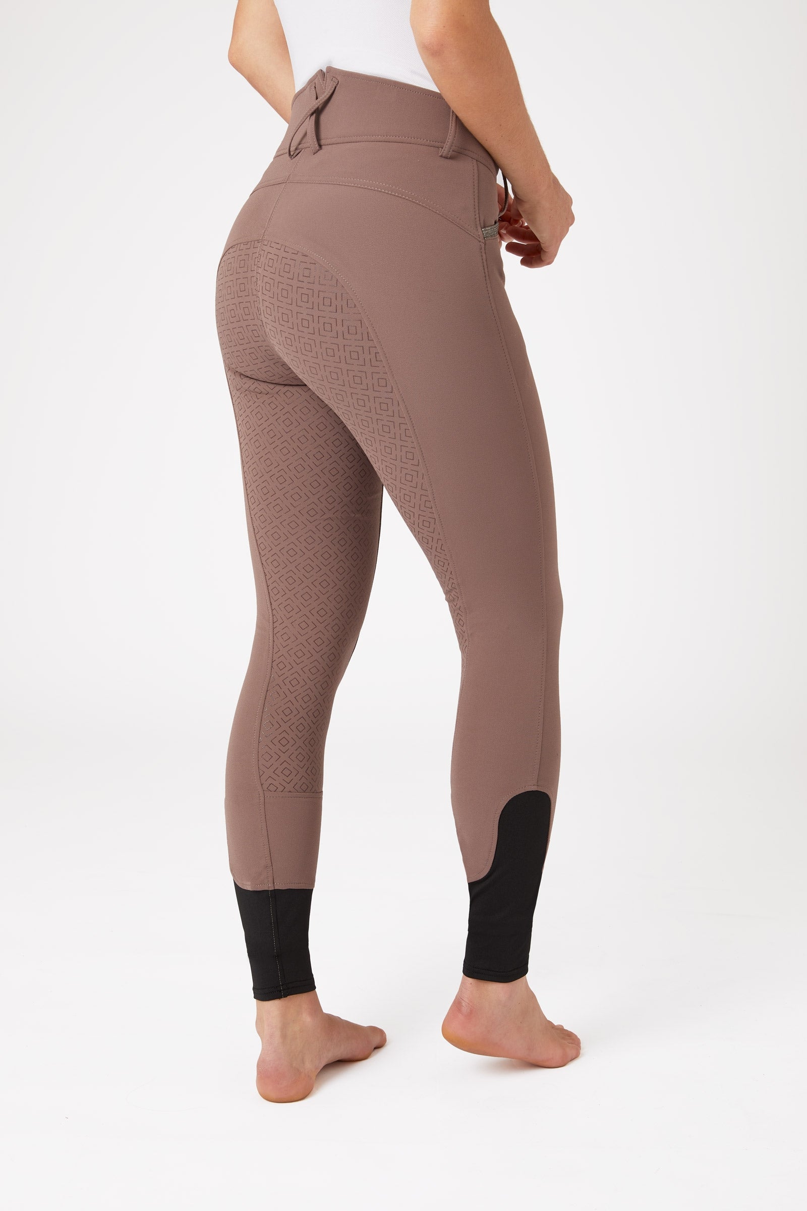 Horze Micro Crystal Pocket Hoge taille FS Rijbroek, dames Womens Breeches