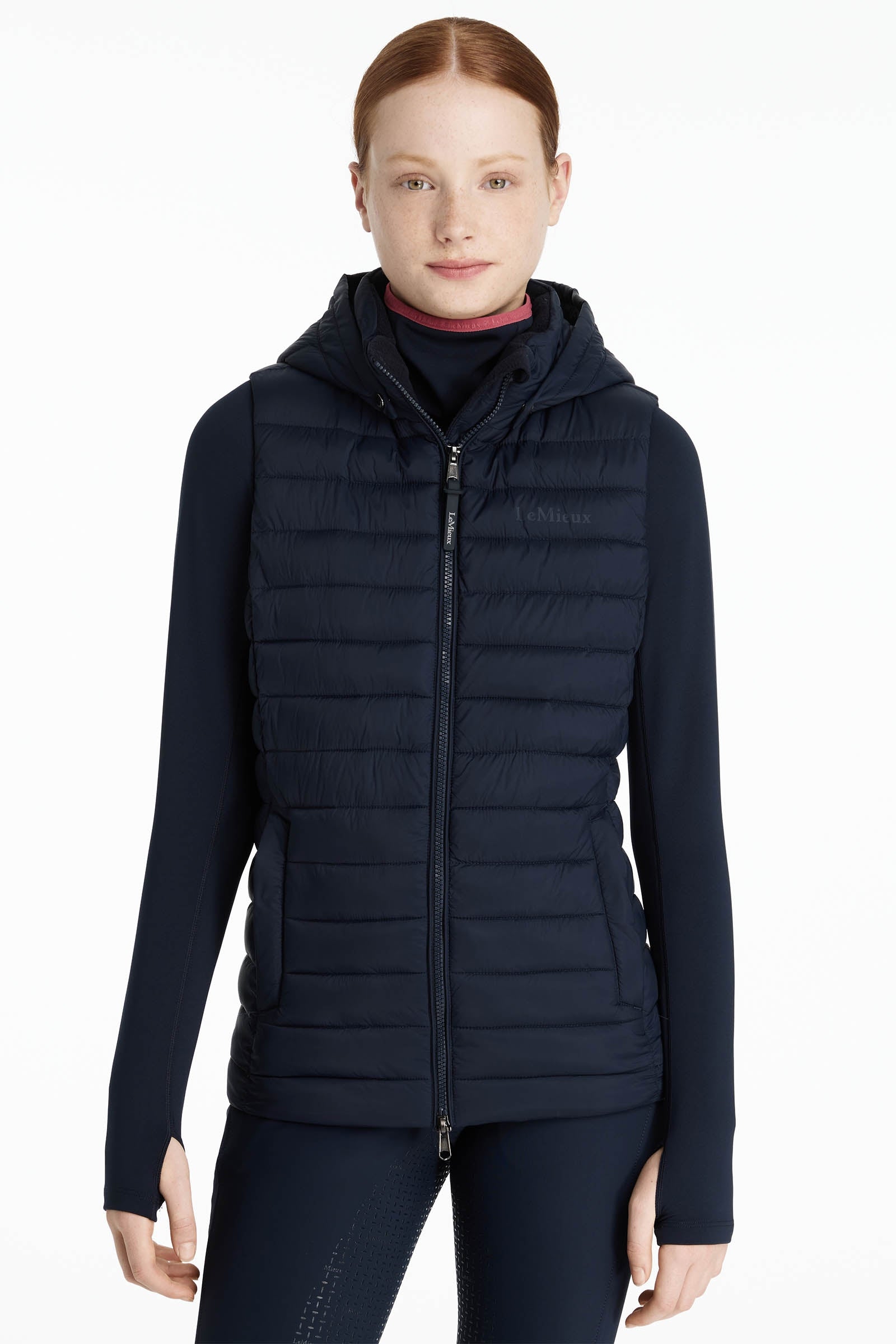 LeMieux Young Rider Ruby gewatteerd kinderbodywarmer Kinder paardrijkleding