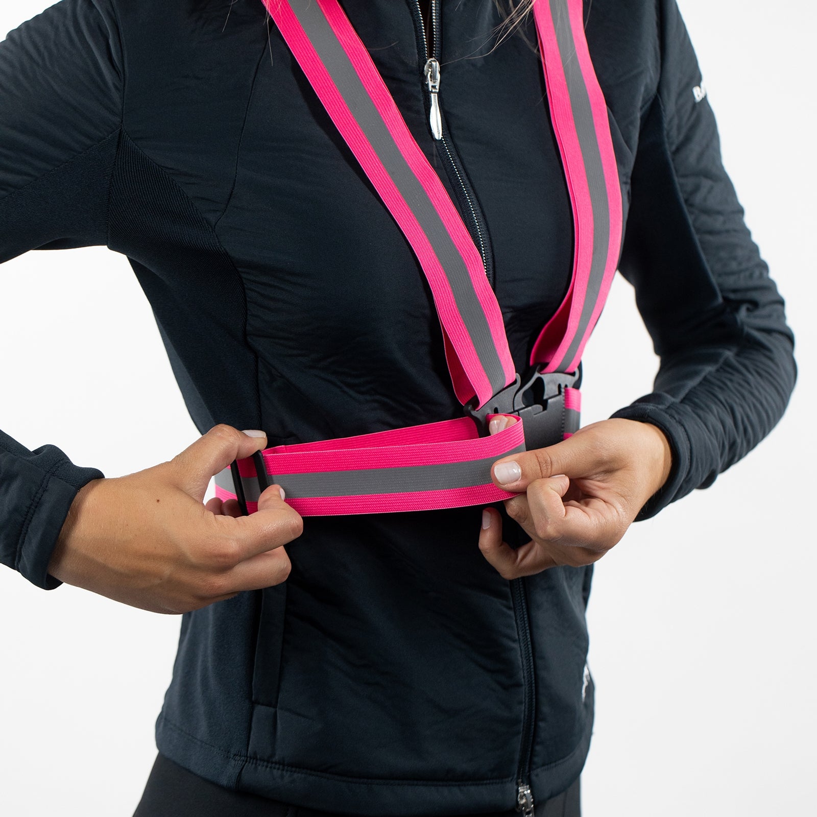 Horze Adjustable Reflective Stripe Riding Vest Reflective