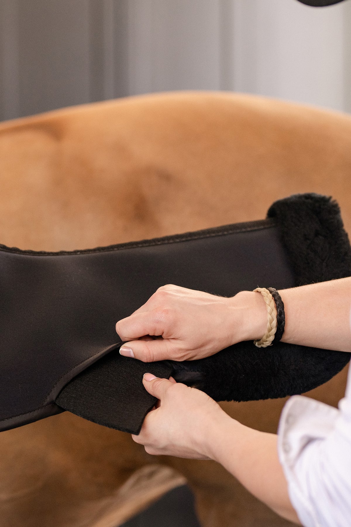 EquiFit UltraWool™ Thin ImpacTeq® Half Pad with Shims Saddle Pads