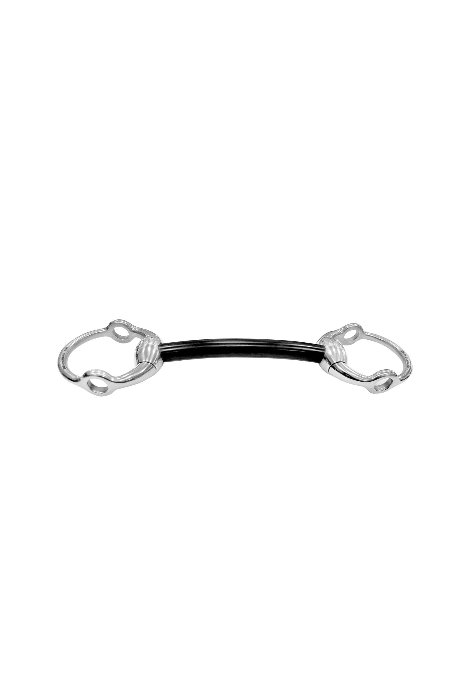 Sprenger olijvenkop gagbit Hardcarbon, stang 16 mm, roestvrij staal Bitten
