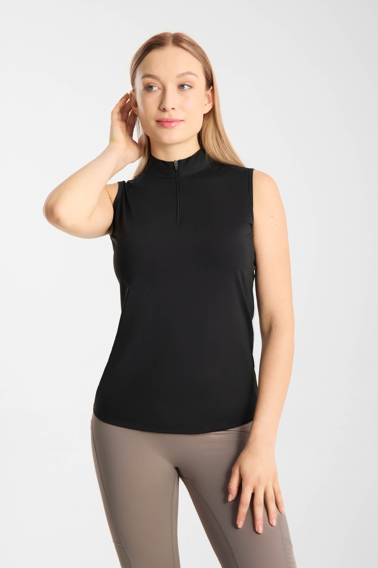 Horze Emmie verkoelend trainingsshirt voor dames zonder mouwen Dames paardrijkleding