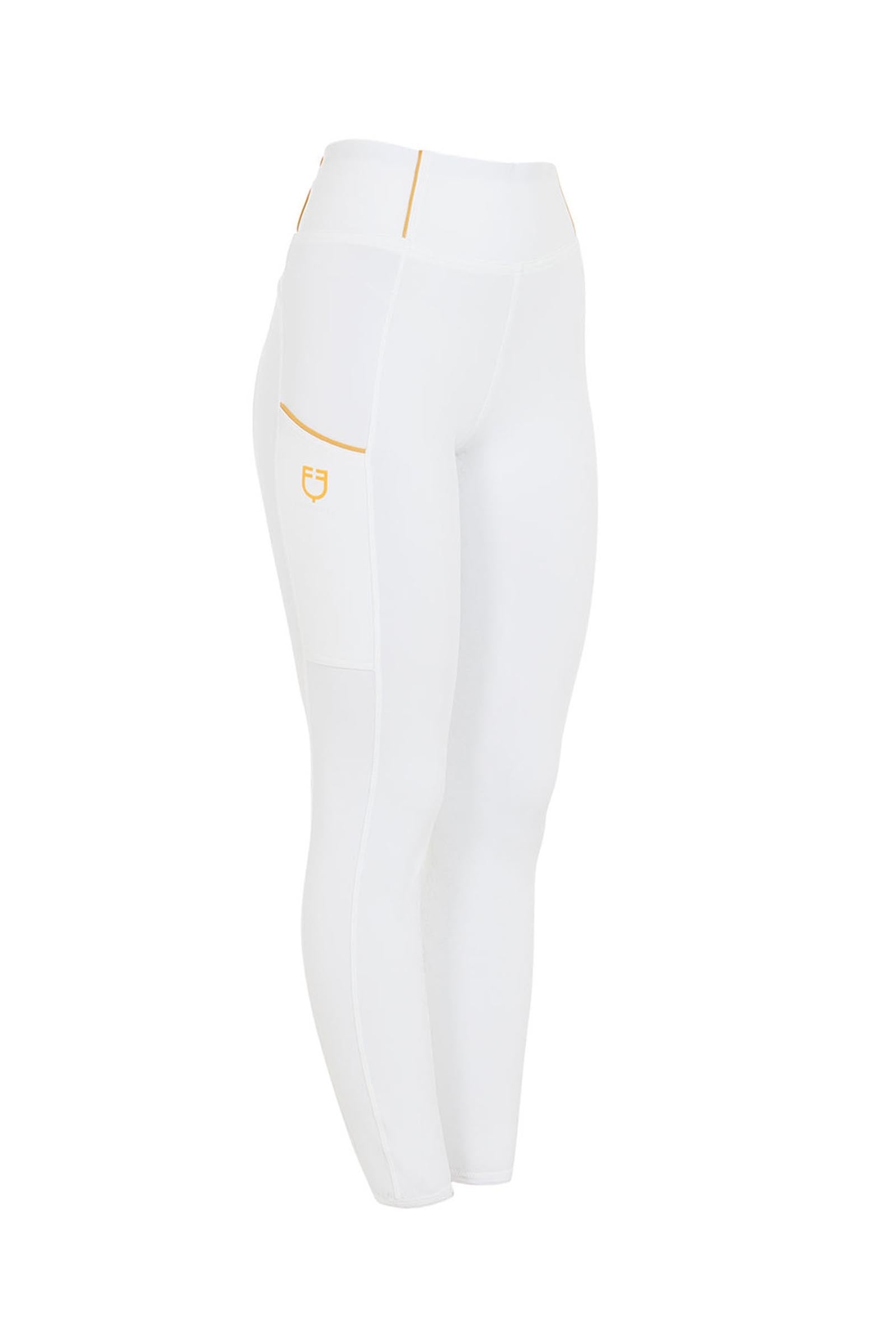 Equestro Women's Fleece Lining Full Grip Leggings Womens Breeches