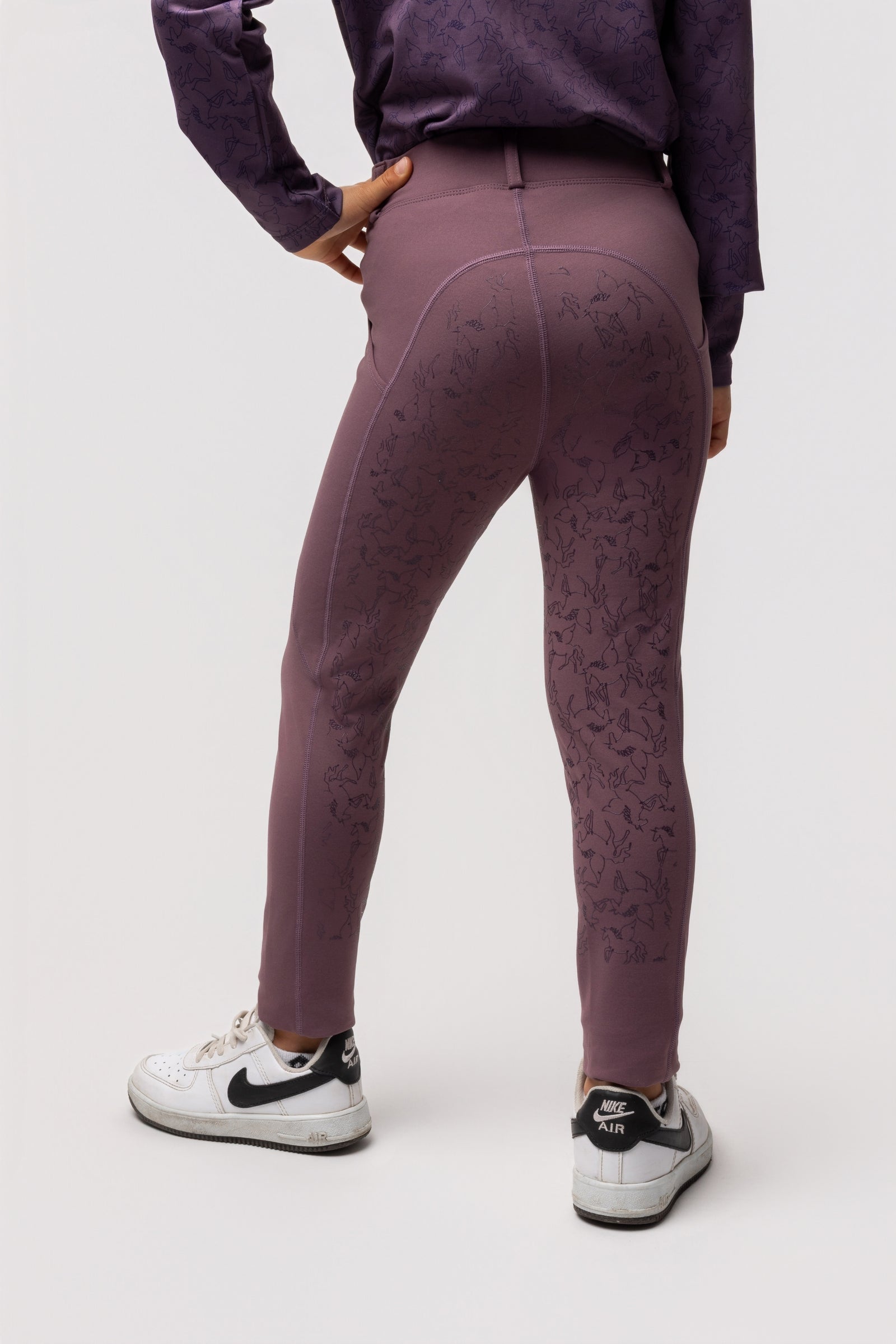 Horze Dea kinder thermo fullseat rijbroek Kinder paardrijkleding