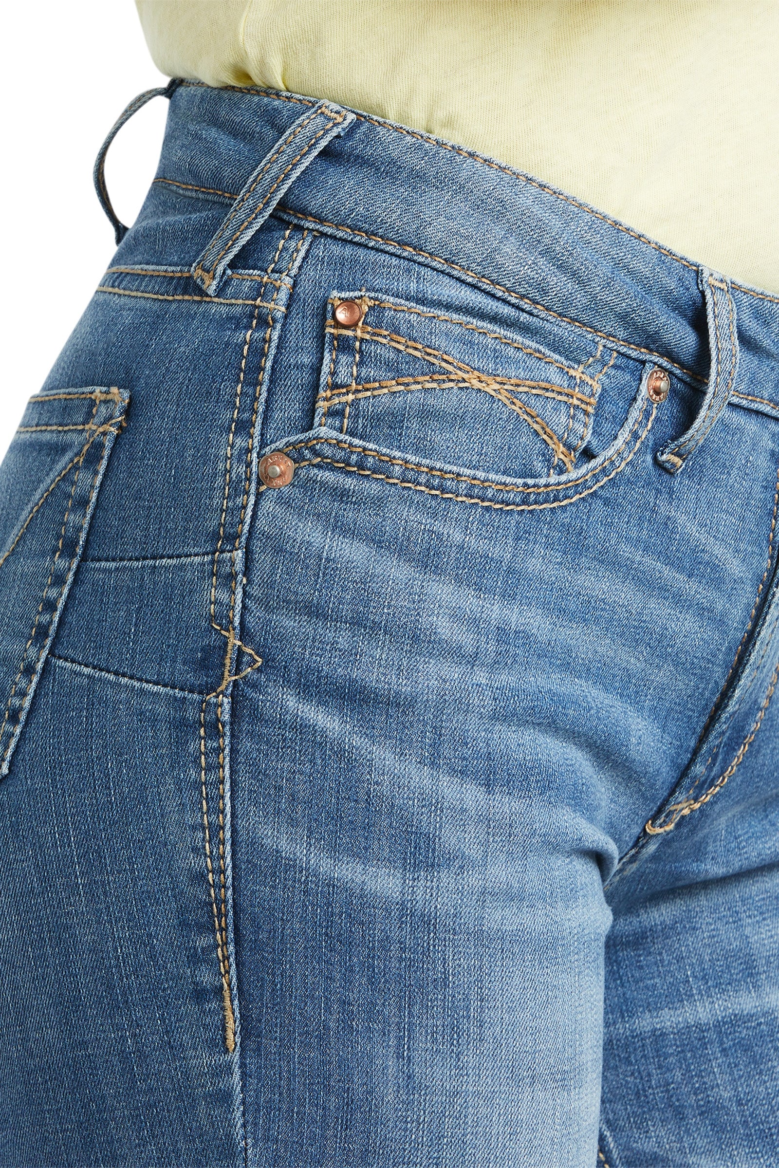 Ariat Women's R.E.A.L High Rise Daniela Boot Cut Jeans Womens Breeches